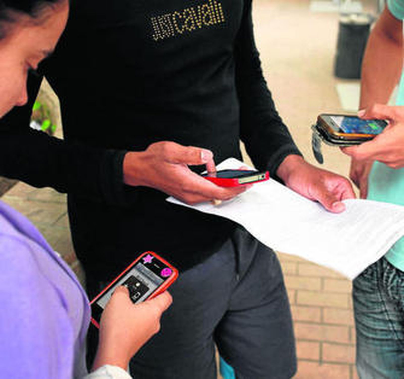 Los alumnos pueden consultar la web desde el móvil, ipad u ordenador.
