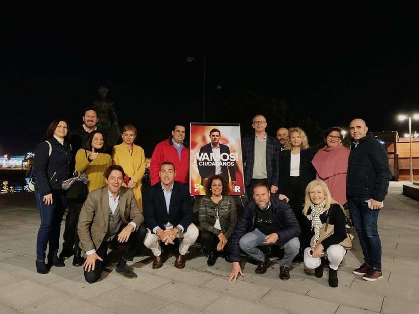 Parte del equipo de Ciudadanos El Puerto.