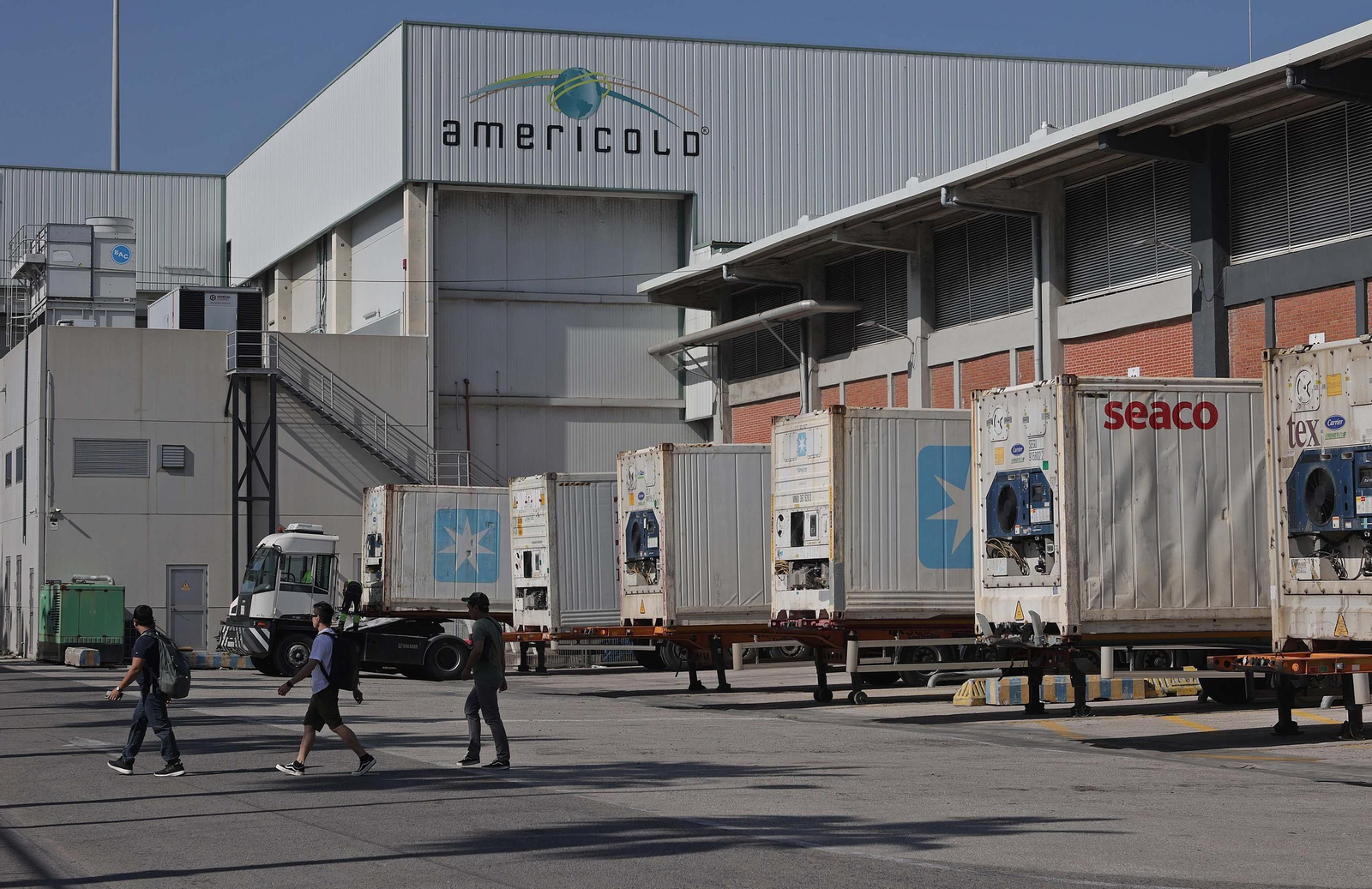 Fotos de la visita a la empresa Americold en el Puerto de Algeciras