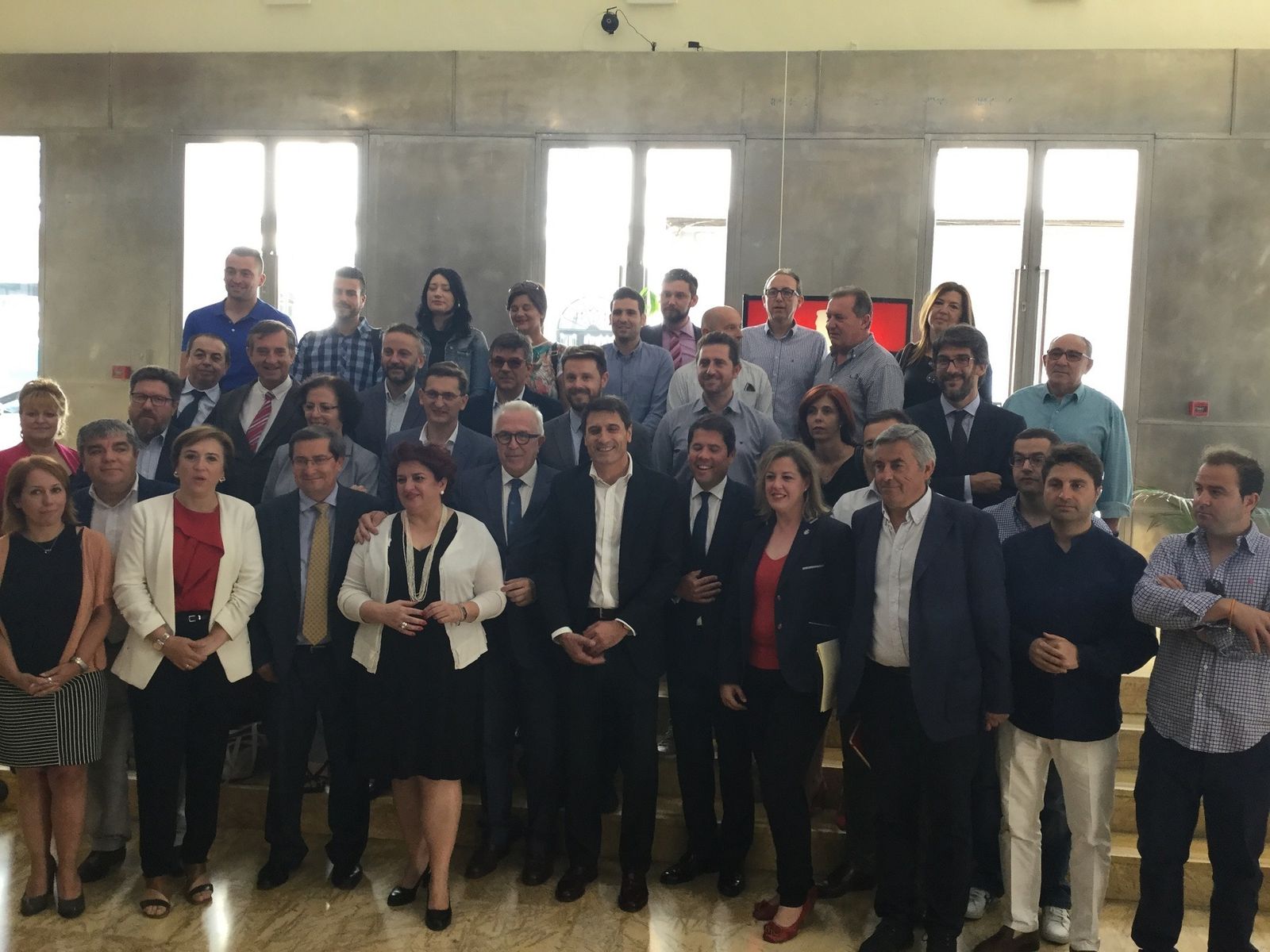 Sánchez Maldonado, en su encuentro con los municipios afectados.