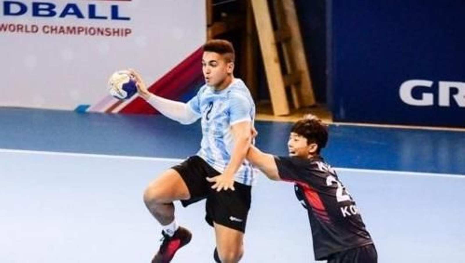 Jeremy Figueredo, durante un partido con la selección argentina. Jeremy Figueredo, durante un partido con la selección argentina.