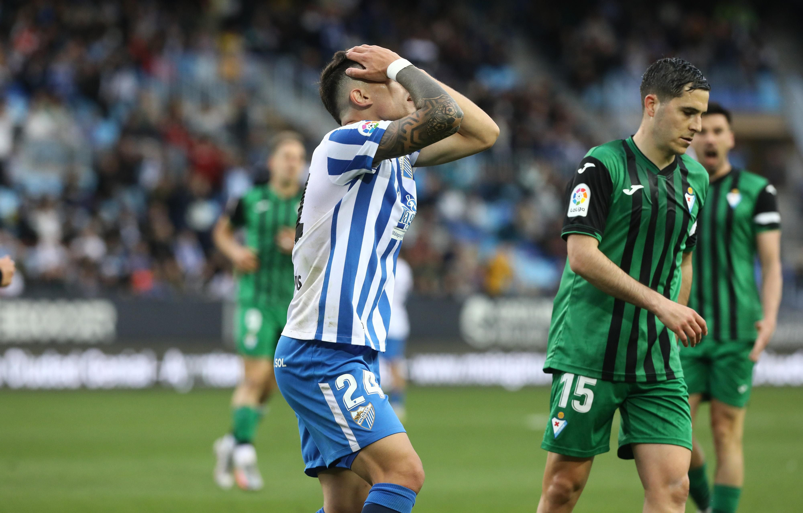 Las fotos del Málaga CF-Eibar