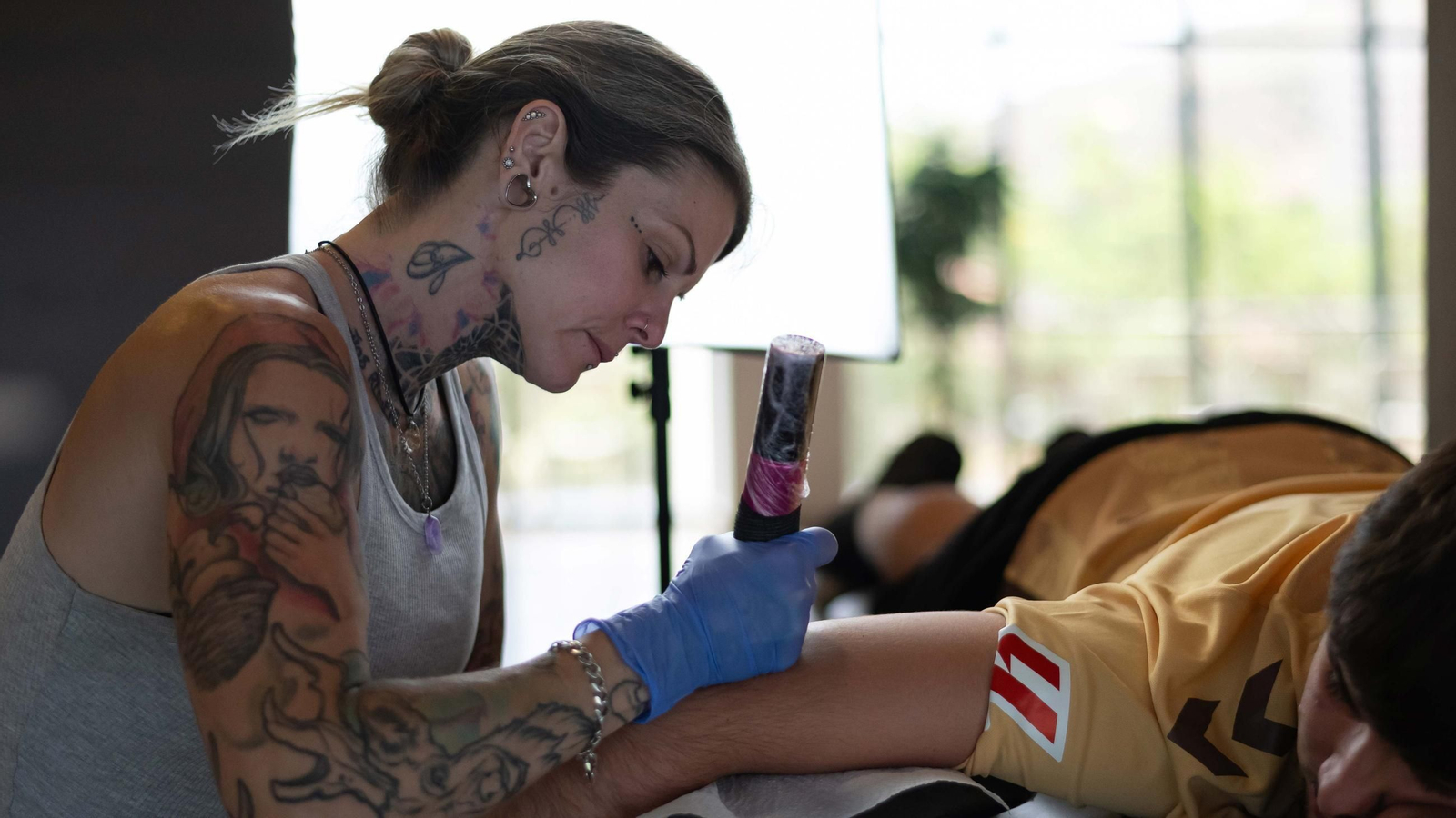 Malaguismo tatuado en el aniversario de Tarragona