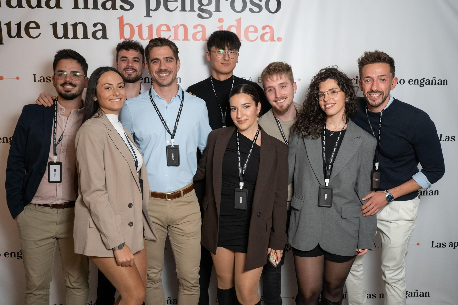 El equipo de Gridea durante la celebración de su quinto aniversario y la presentación de su nueva imagen corporativa.