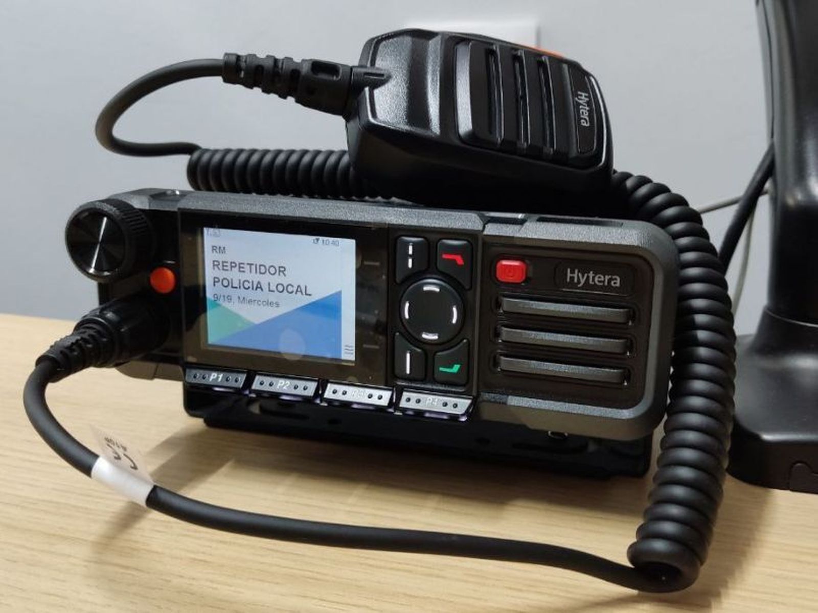 Dispositivo de comunicación de la Policía Local de Puente Genil.