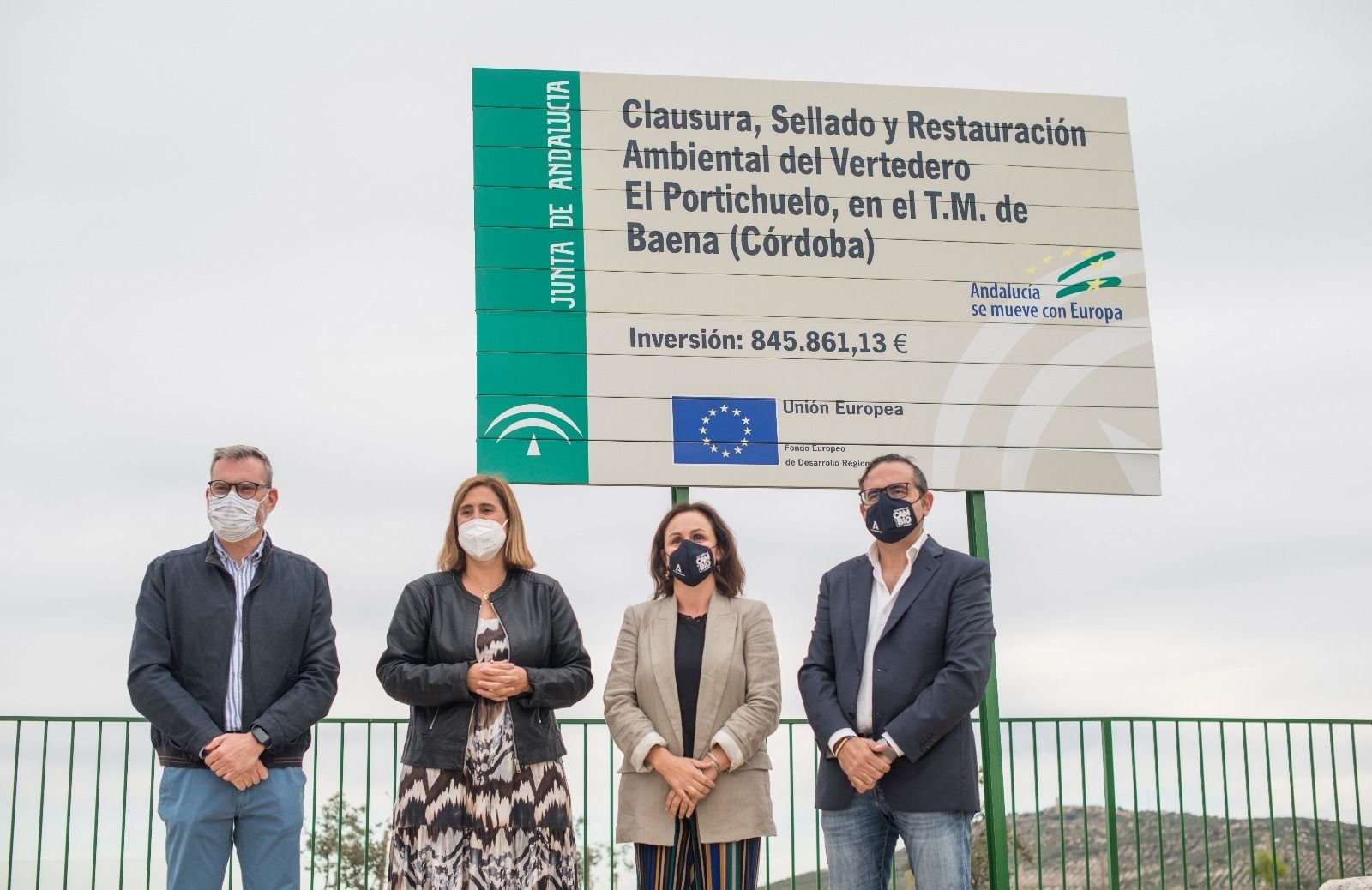 Clausura del vertedero del Portichuelo de Baena.