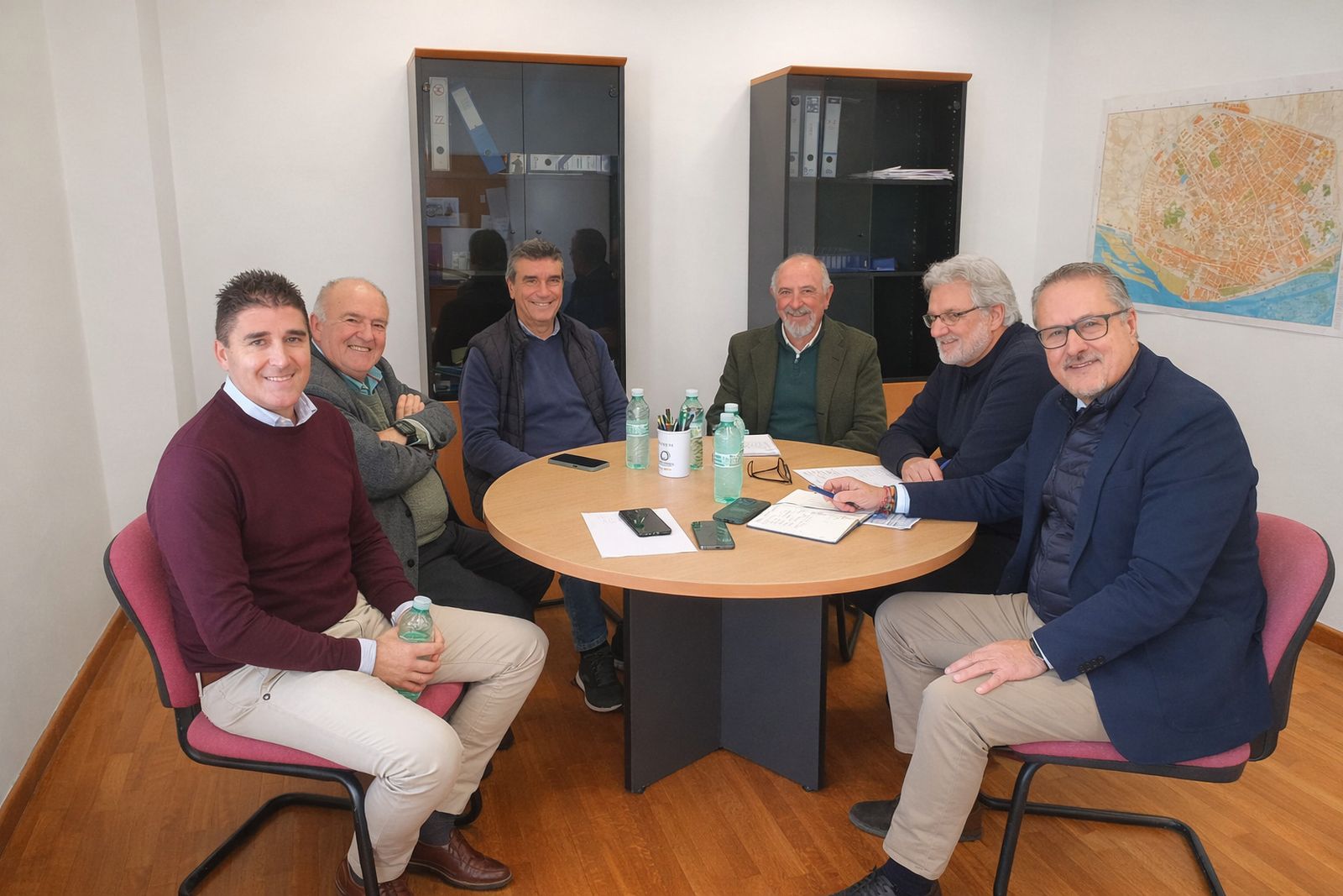 Reunión entre el Ayuntamiento y la federación.