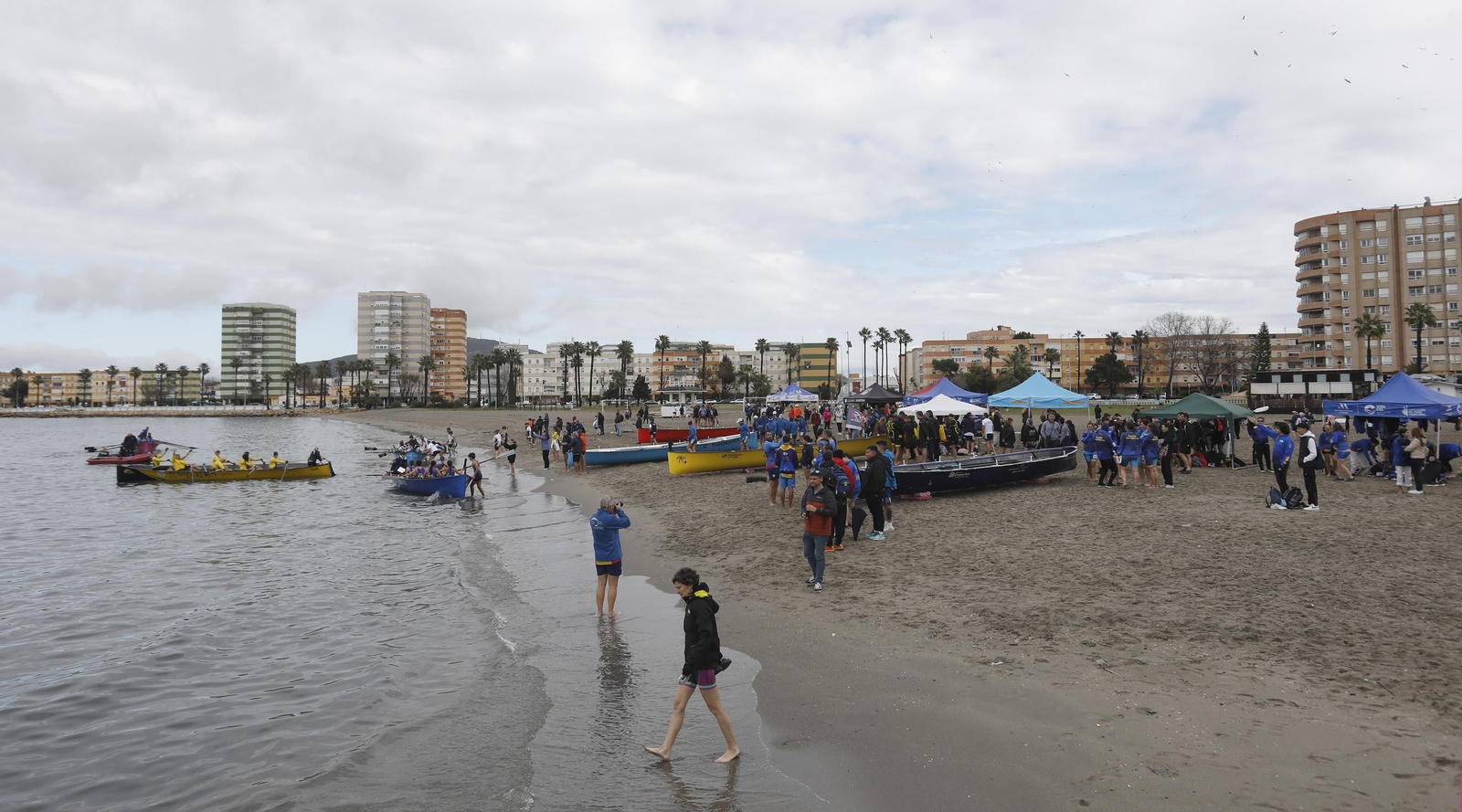 Las fotos de la tercera prueba de la Liga Andaluza de remo en banco fijo, celebrada en La Línea