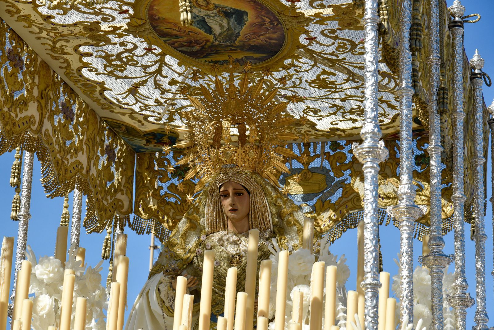 Procesión de la Virgen de La Salud en La Li´nea