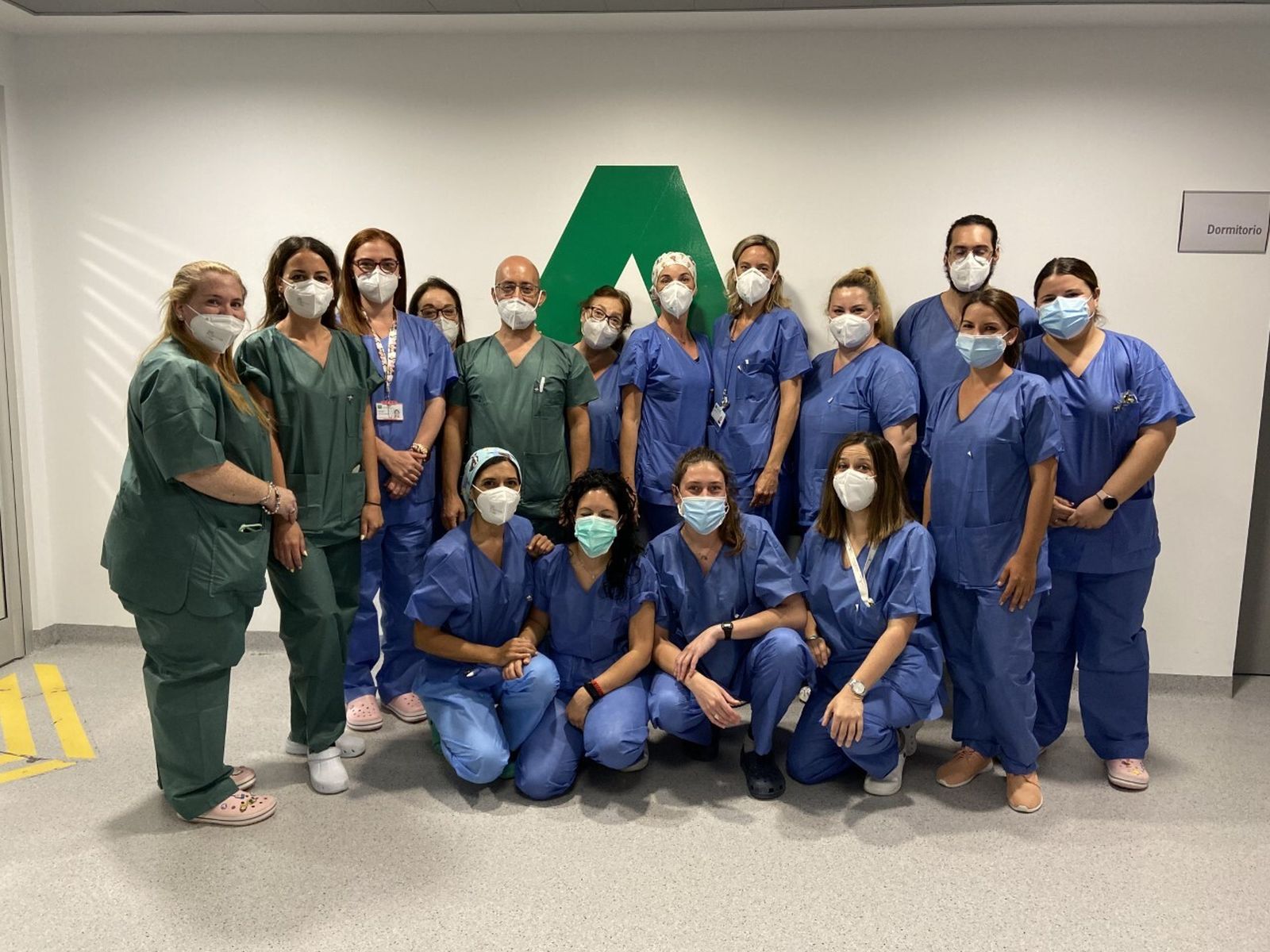 Enfermeros de Urgencias del Hospital Regional.