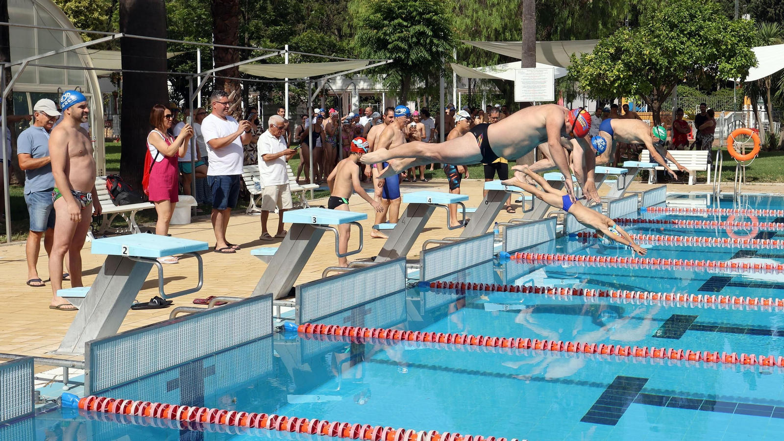 Imágenes del 55 aniversario de la Natación en Jerez