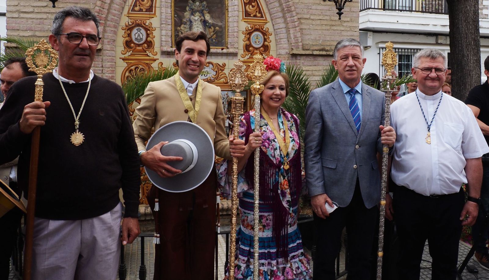 Salida de la Hermandad del Rocío de Palos de la Frontera