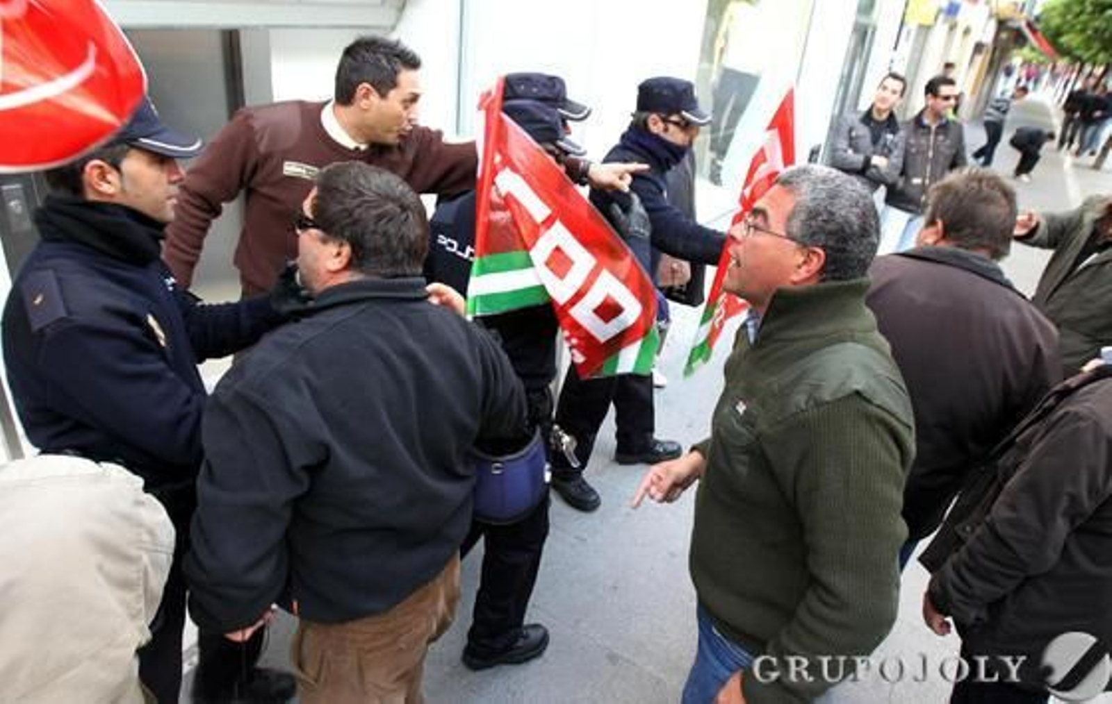 Las imágenes de la huelga general en Jerez. 

Foto: Pascual