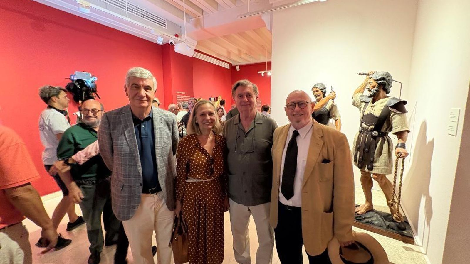 Manuel Bustos, Felicidad Rodríguez, José María García León y Enrique García-Agulló.