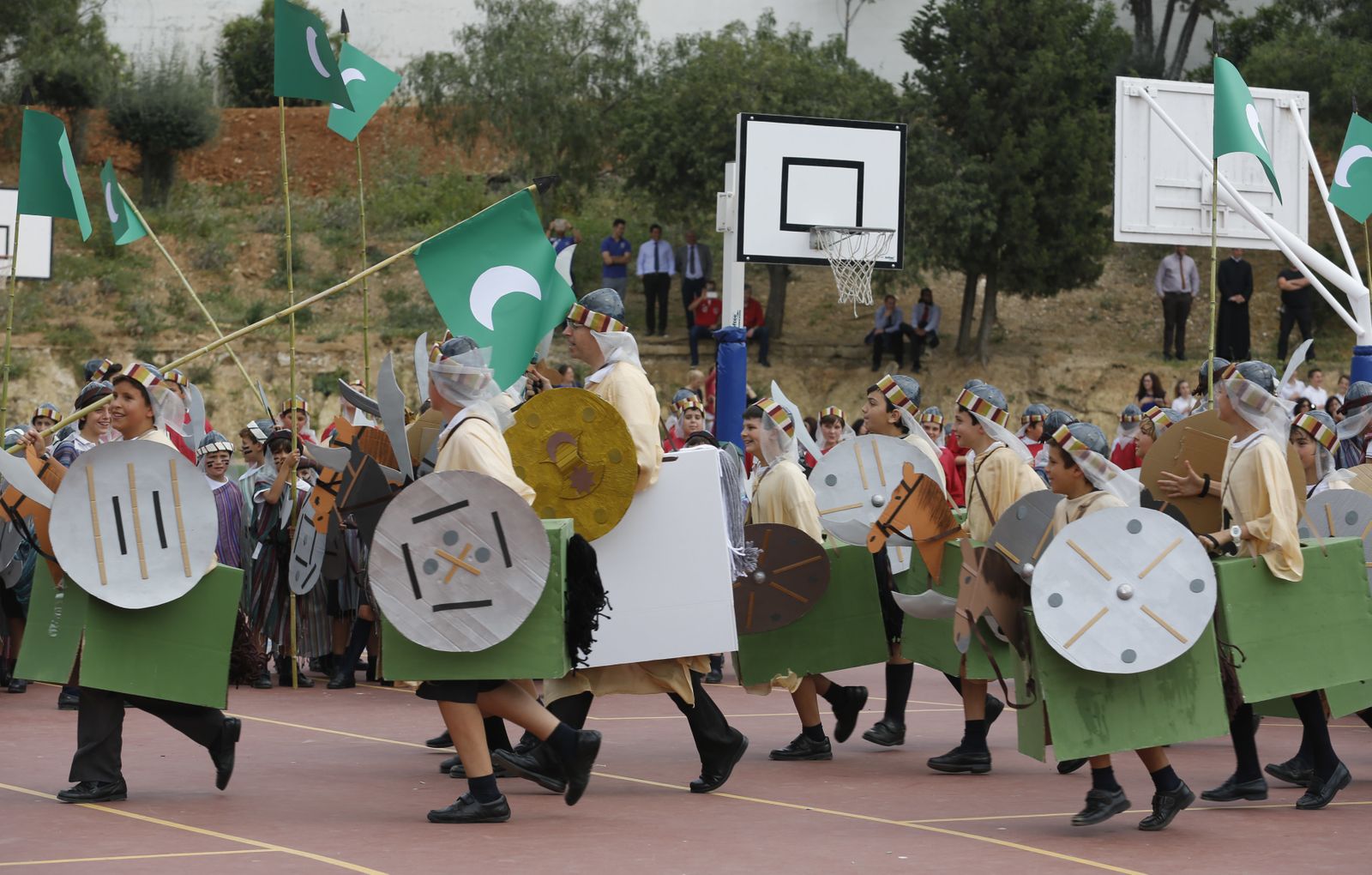 La Batalla de las Navas de Tolosa escenificada por los alumnos de El Romeral