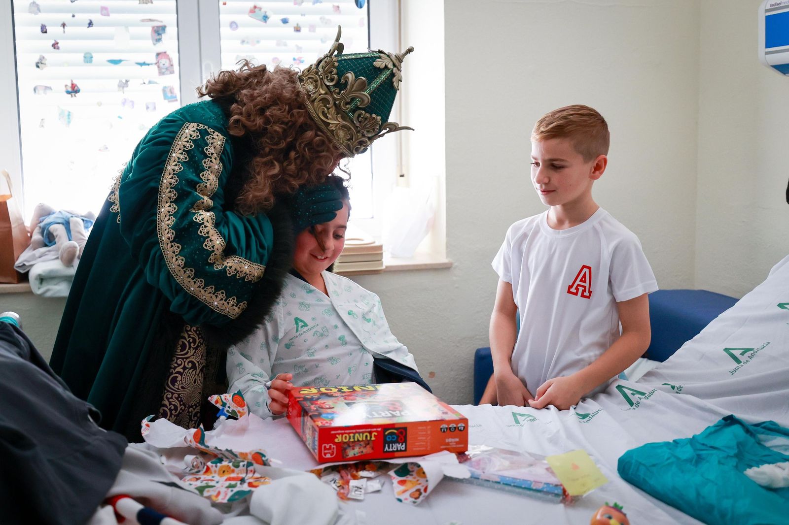 Los Reyes Magos, en el hospital Puerta del Mar de Cádiz.