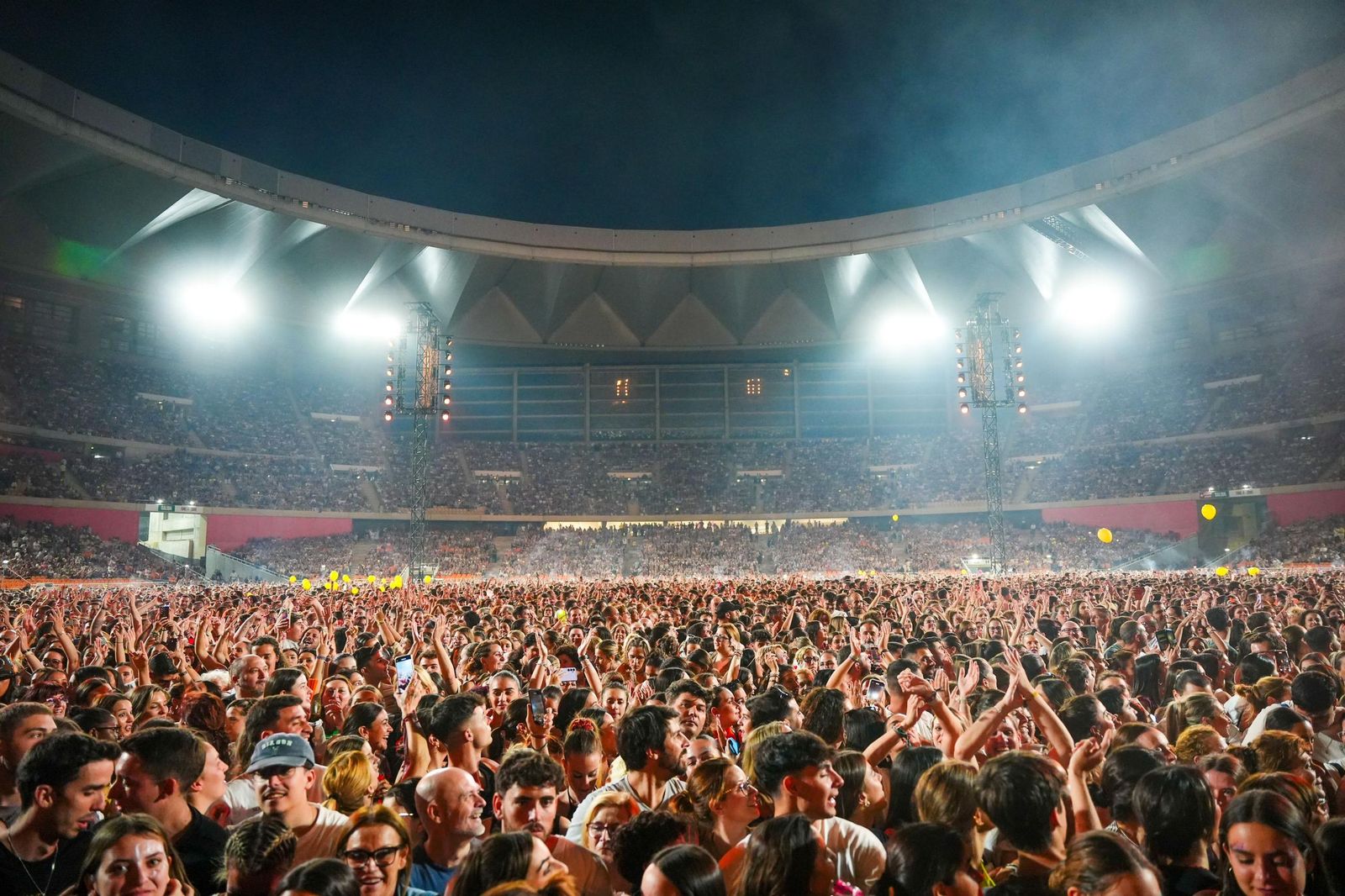El público asistente el pasado sábado al concierto de Manuel Carrasco rozó las 70.000 personas
