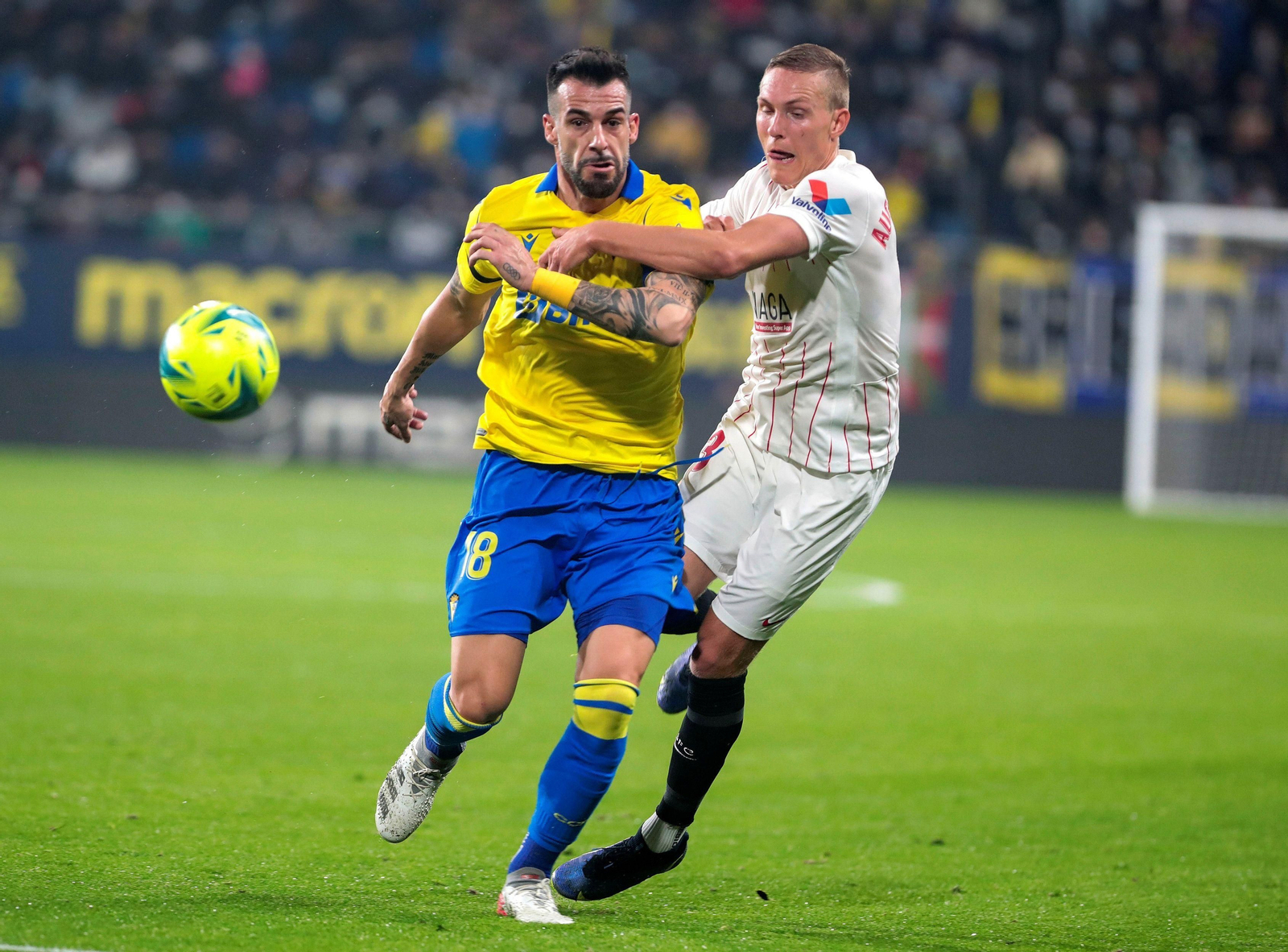 Las imágenes del Cádiz-Sevilla de LaLiga