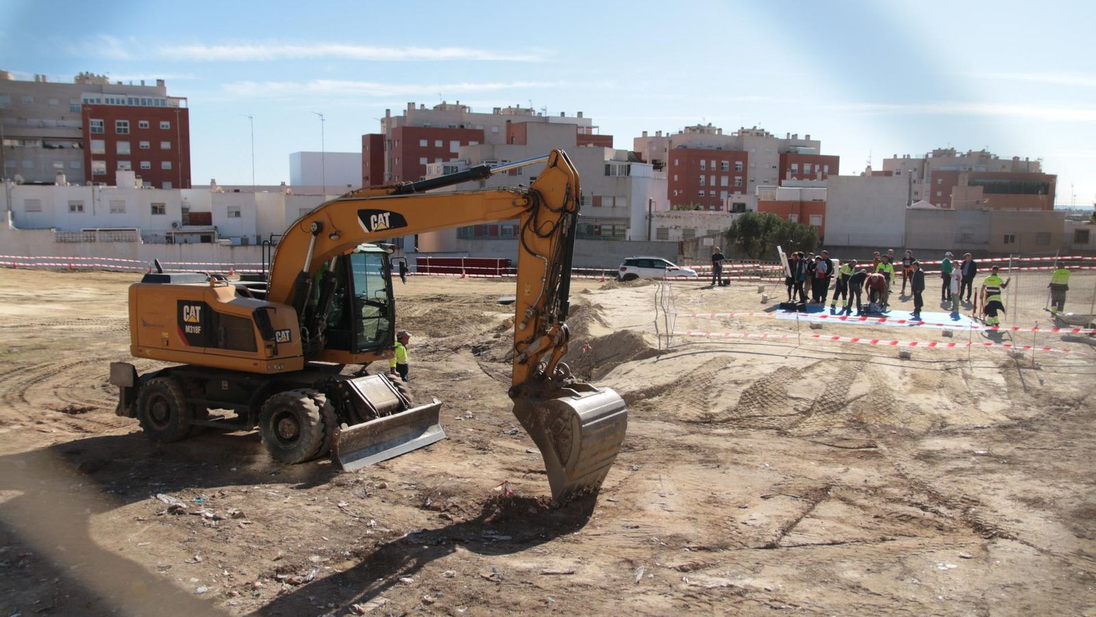 Las máquinas estarán trabajando hasta el próximo otoño
