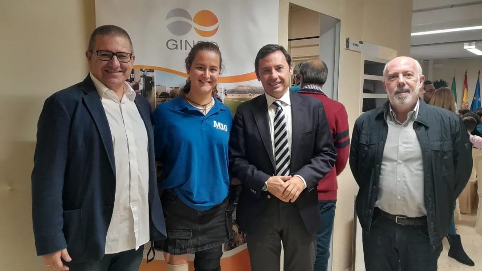 David Gutiérrez, Sarah Almagro, Javier Ros y Fernando Maqueda, en La Marchenilla.