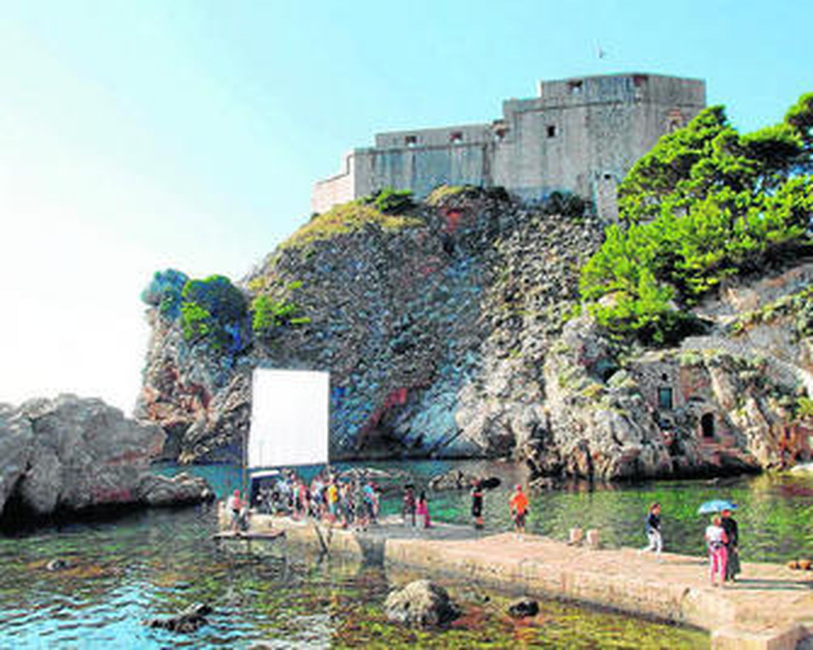 La fortaleza de Lovrijenac, en Dubrovnik, recrea la Fortaleza Roja, sede del Trono de Hierro de los Siete Reinos.