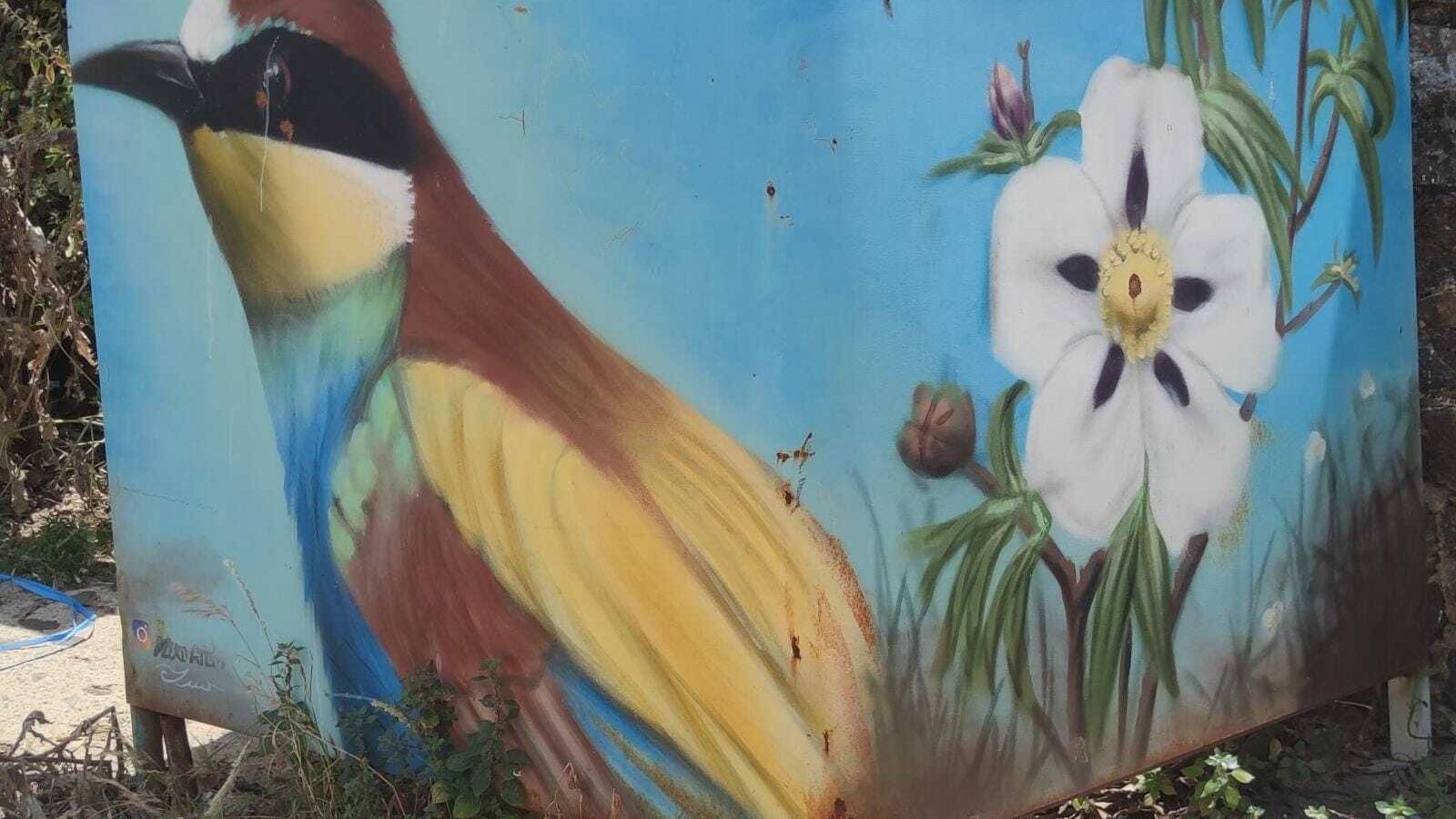 Arte en los contenedores de Santa Ana la Real