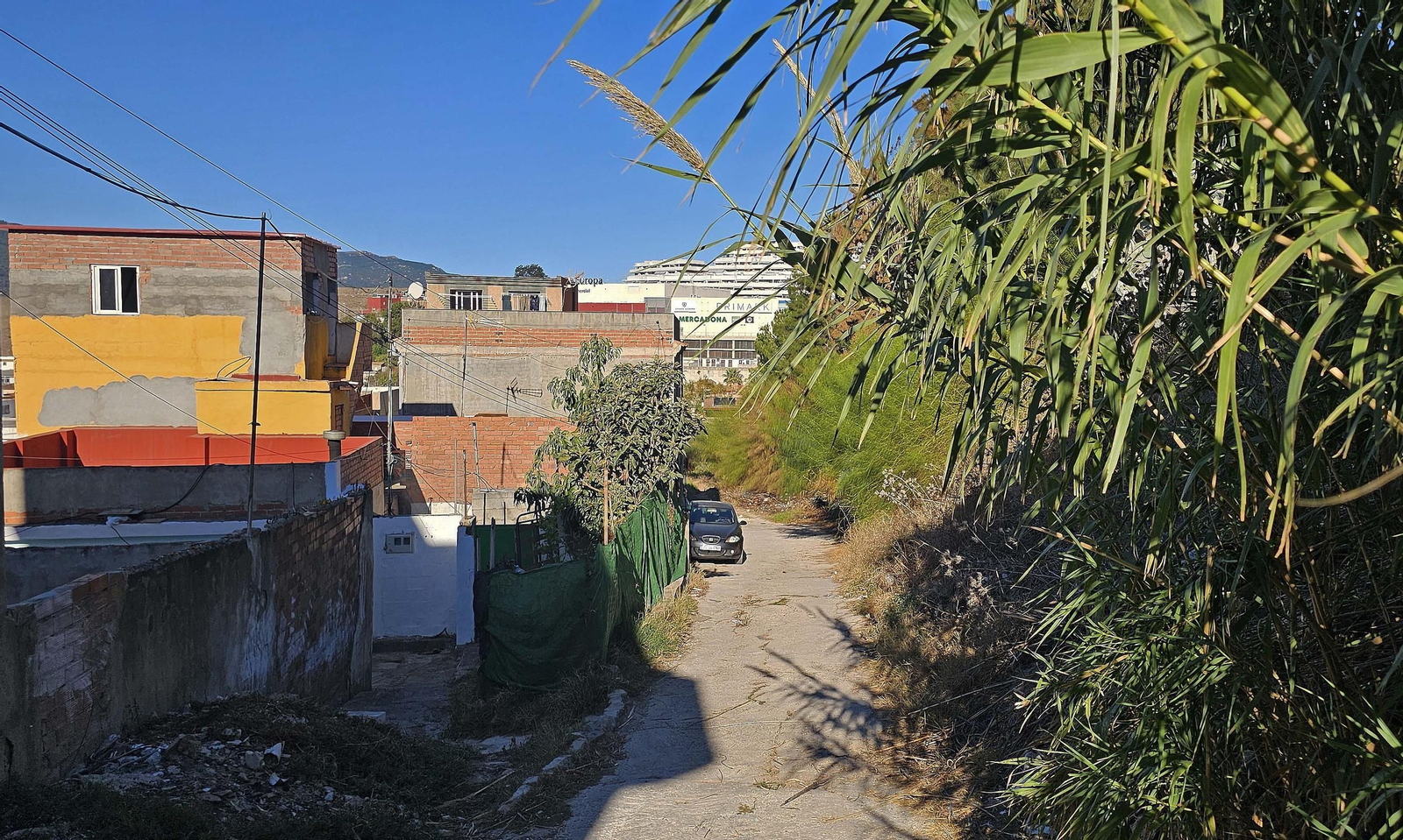 Fotos de los desperfectos de la barriada de La Capelina en Algeciras