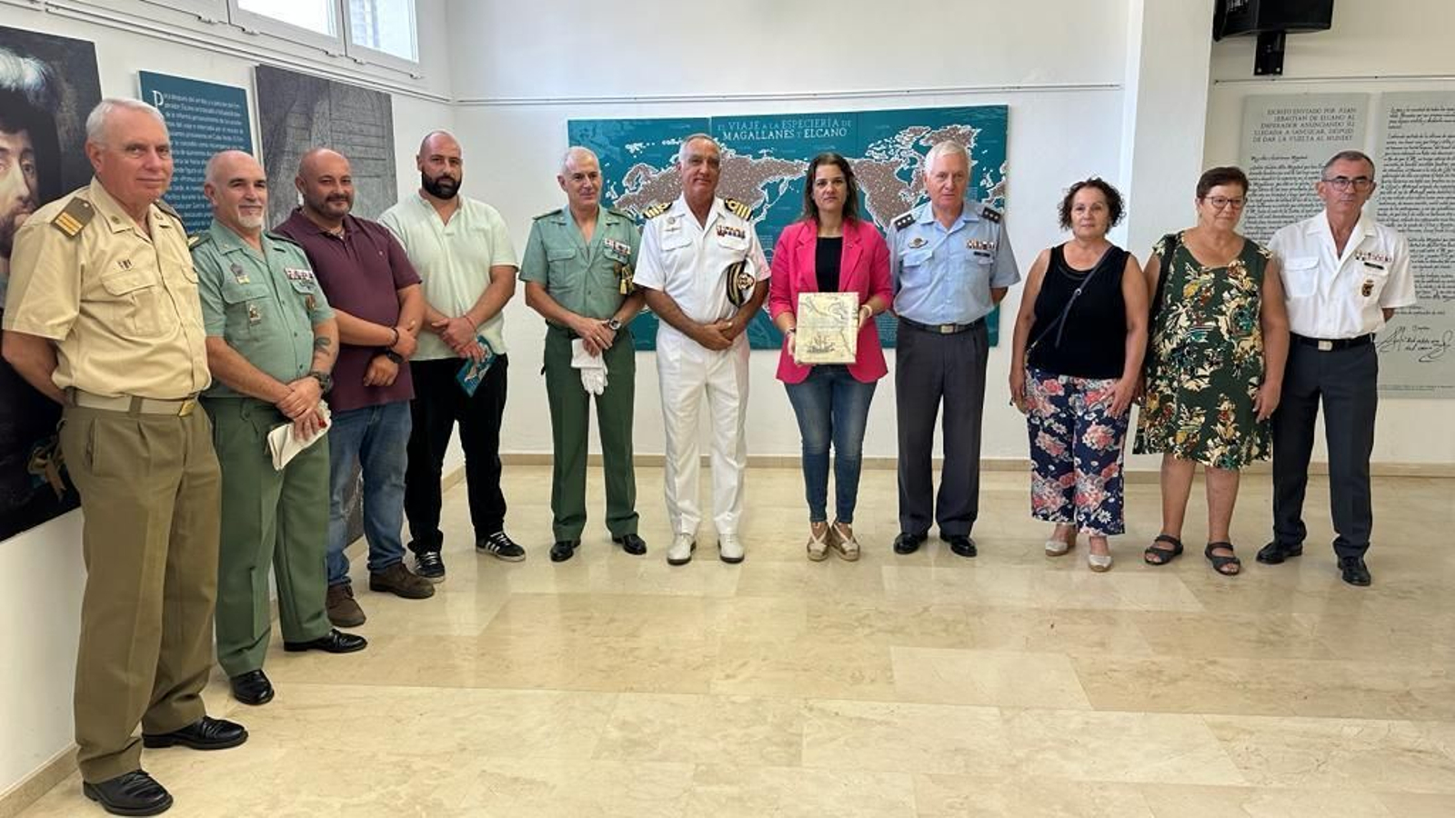 Apertura de la exposición.