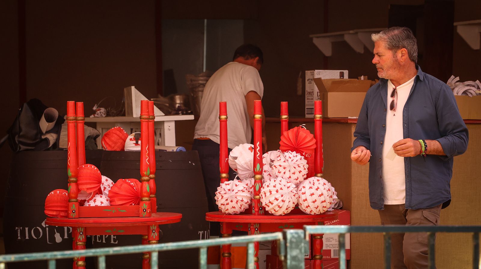 Imágenes de los preparativos para la Feria del Caballo 2024