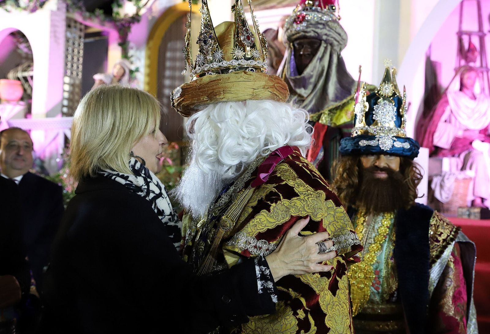 Adoración de los Reyes Magos de Jerez en el Belén Monumental