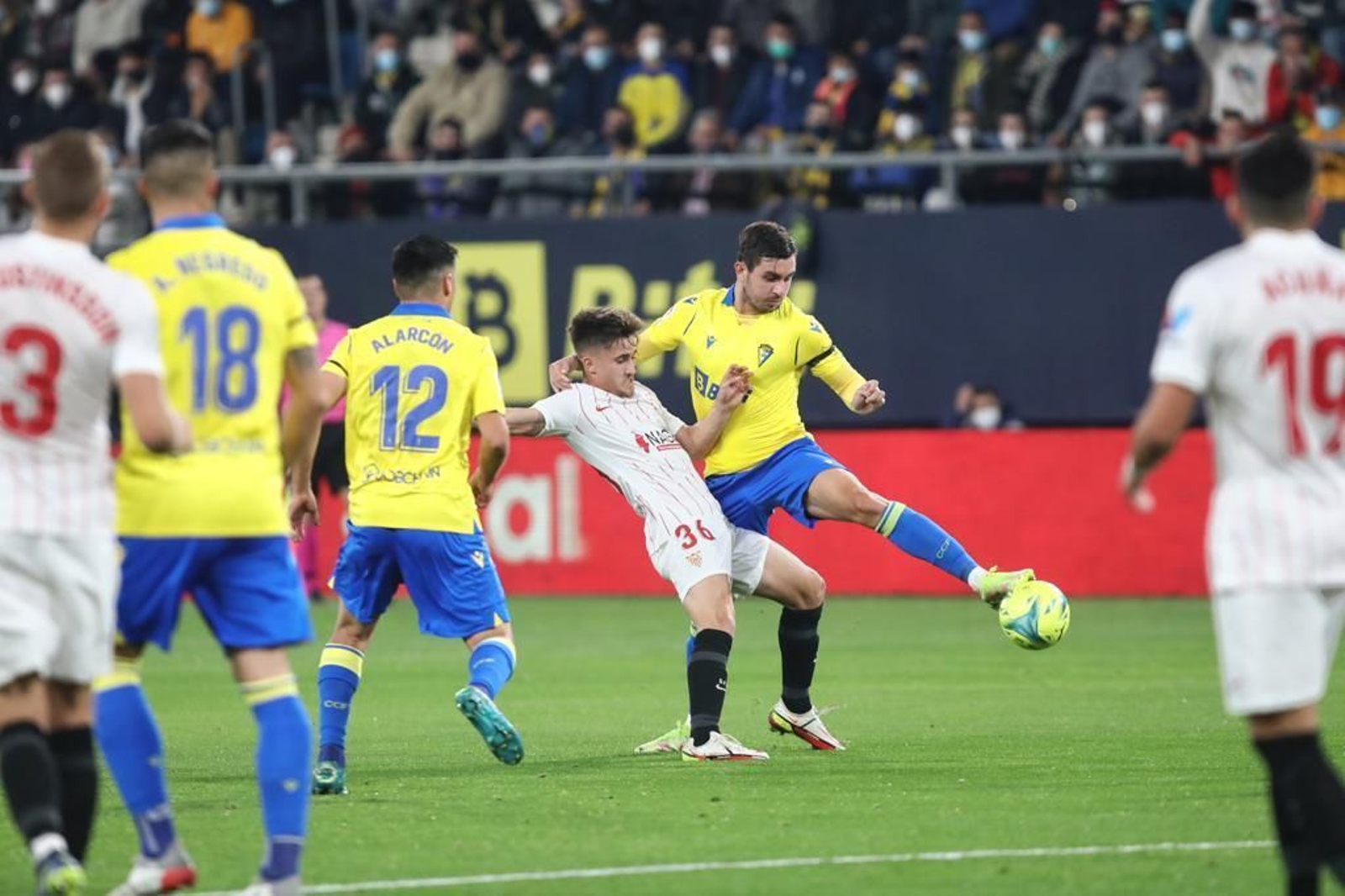 Las imágenes del Cádiz-Sevilla de Liga.