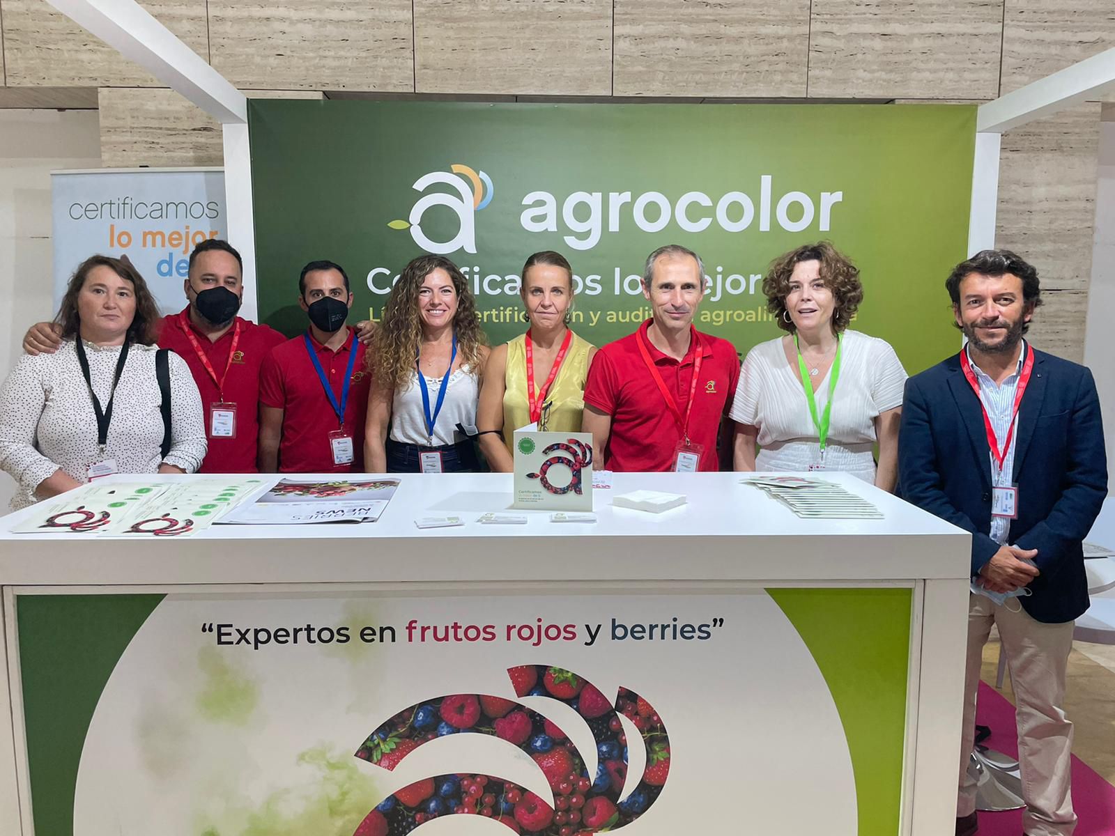 Agrocolor en la pasada edición del Congreso de Frutos Rojos