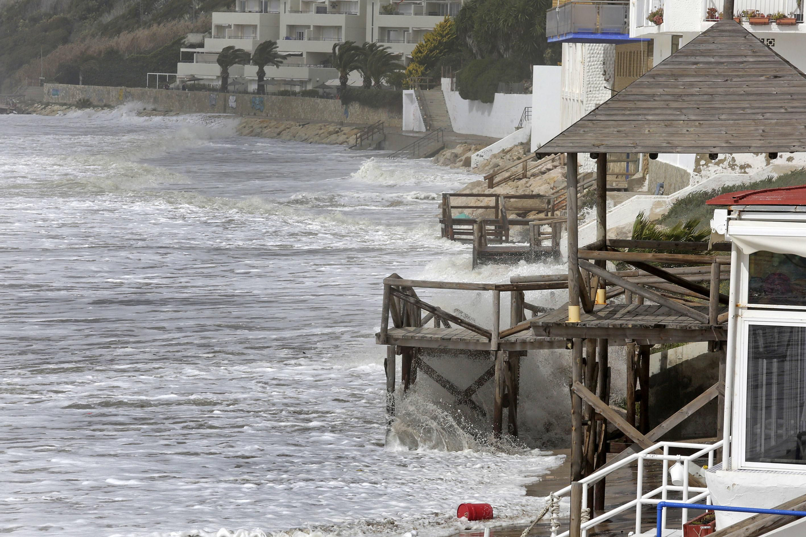 Paso de la borrasca 'Emma' por la provincia