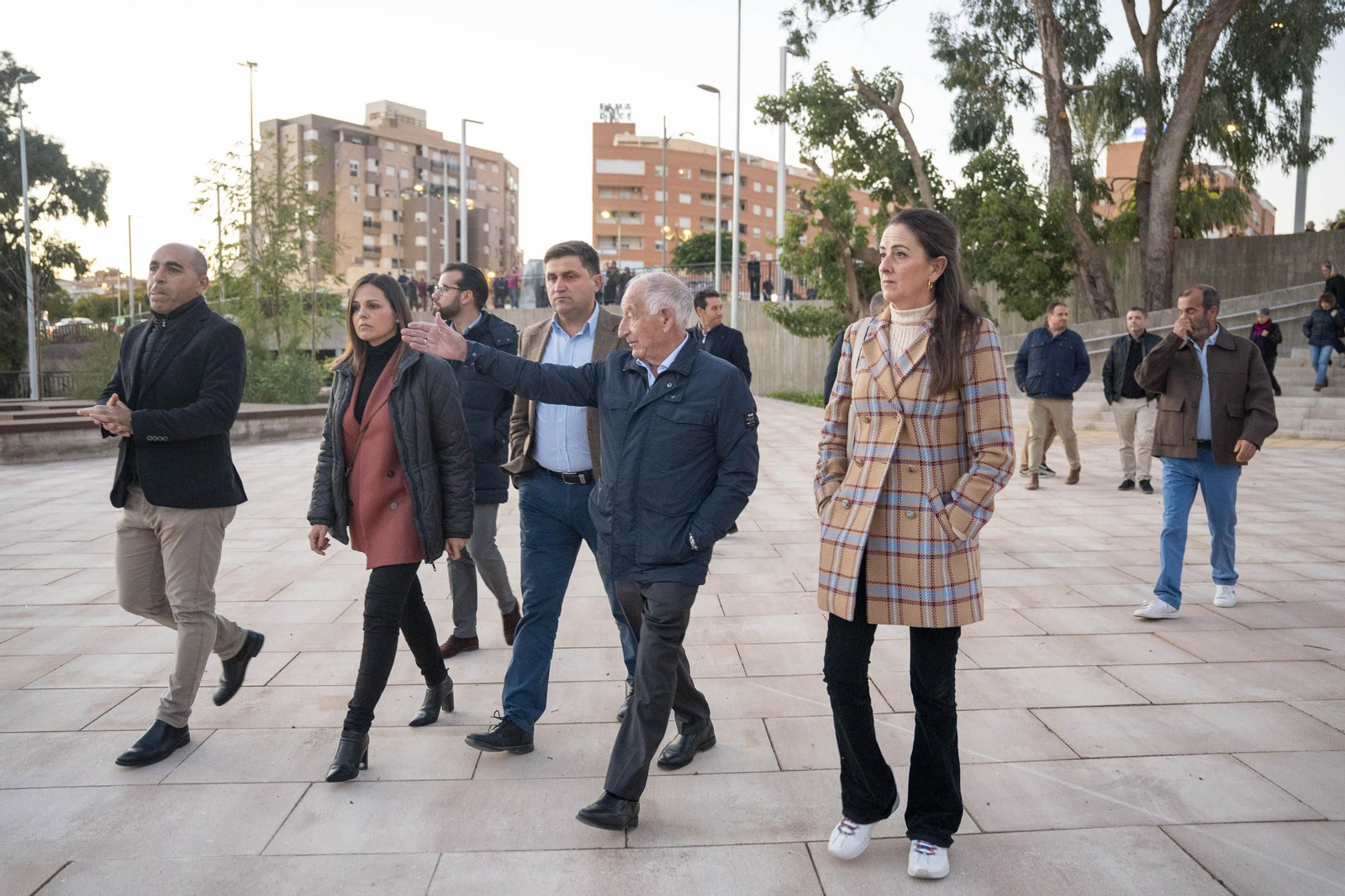 Las imágenes de la inauguración de la primera fase de la adecuación de la Rambla San Antonio de Aguadulce