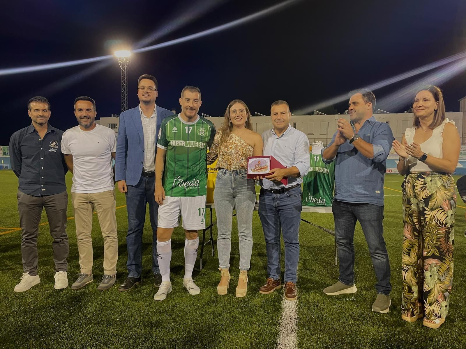El CD Úbeda Viva, subcampeón de la competición copera.