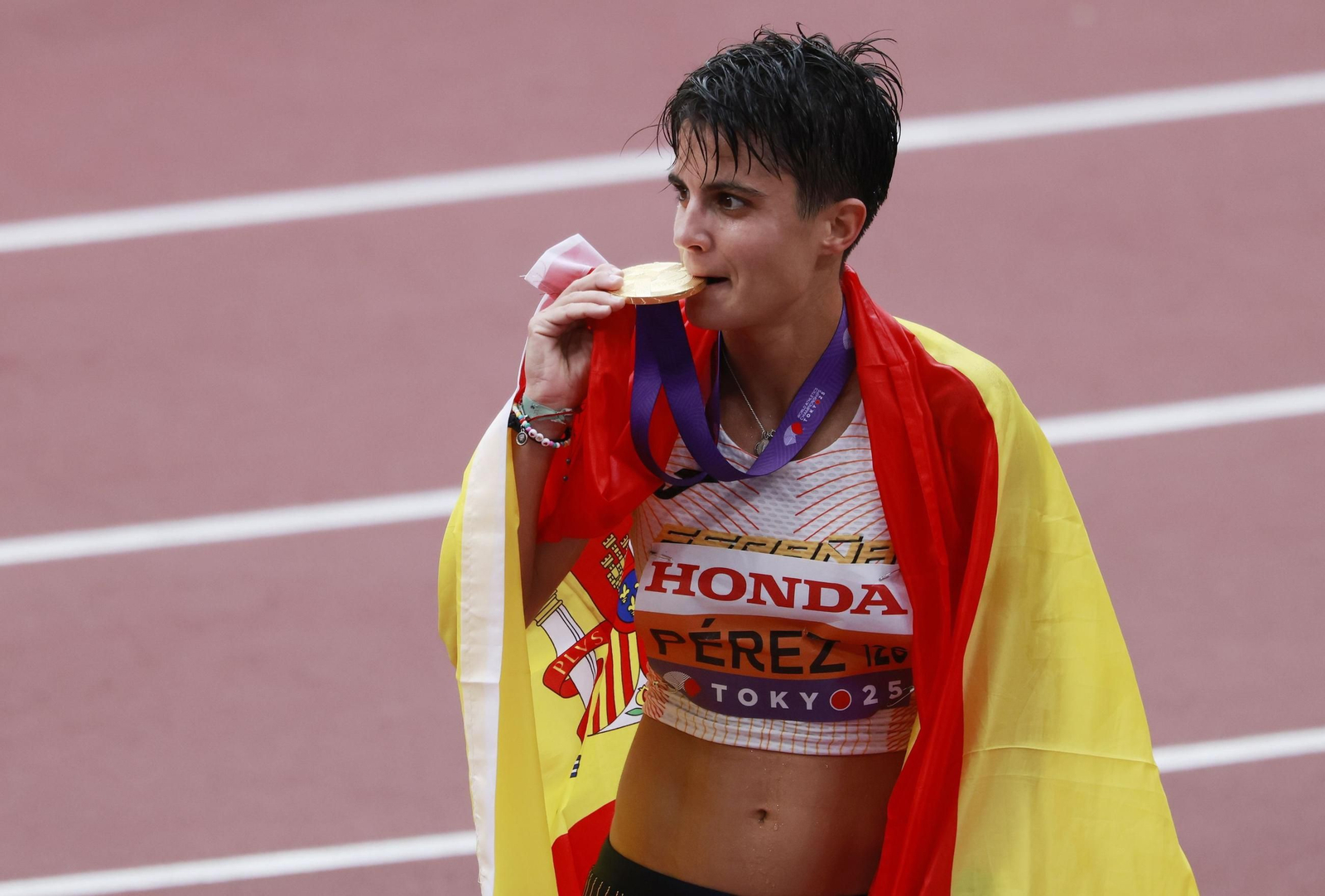 Las mejores imágenes del nuevo oro de María Pérez