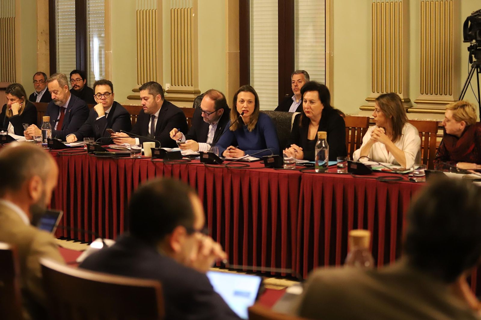 Imágenes del pleno celebrado en el Ayuntamiento de Huelva