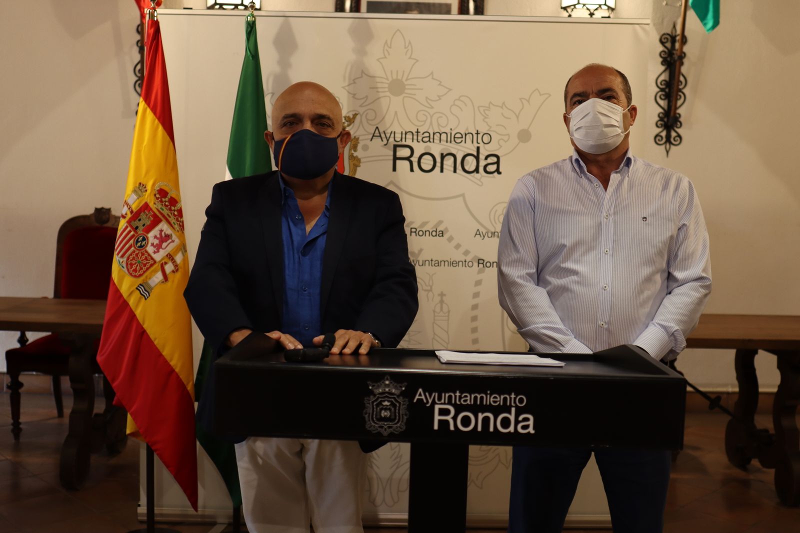 Los delegados de Relaciones Institucionales y Salud comparecieron conjuntamente.