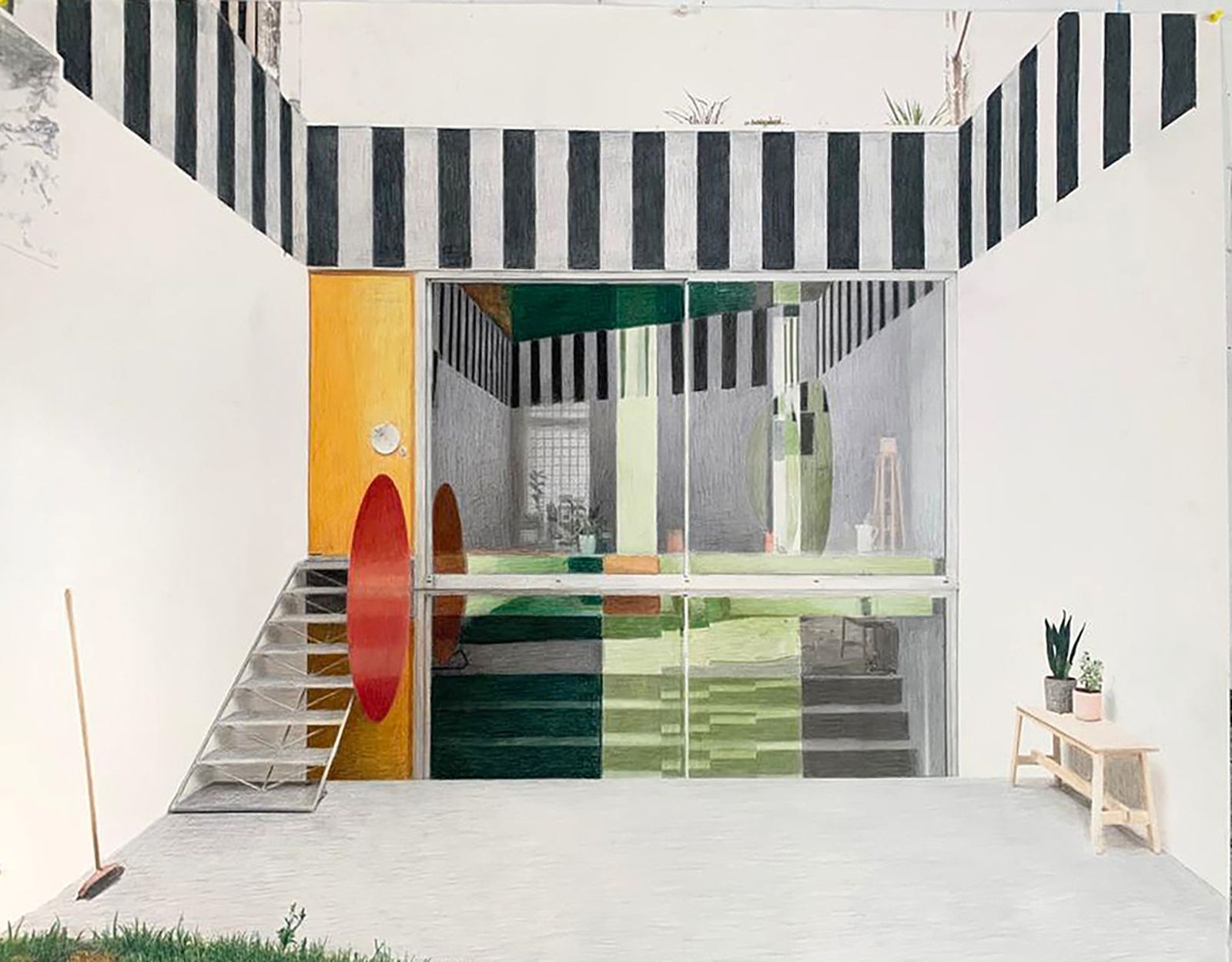 Una de las obras de la exposición