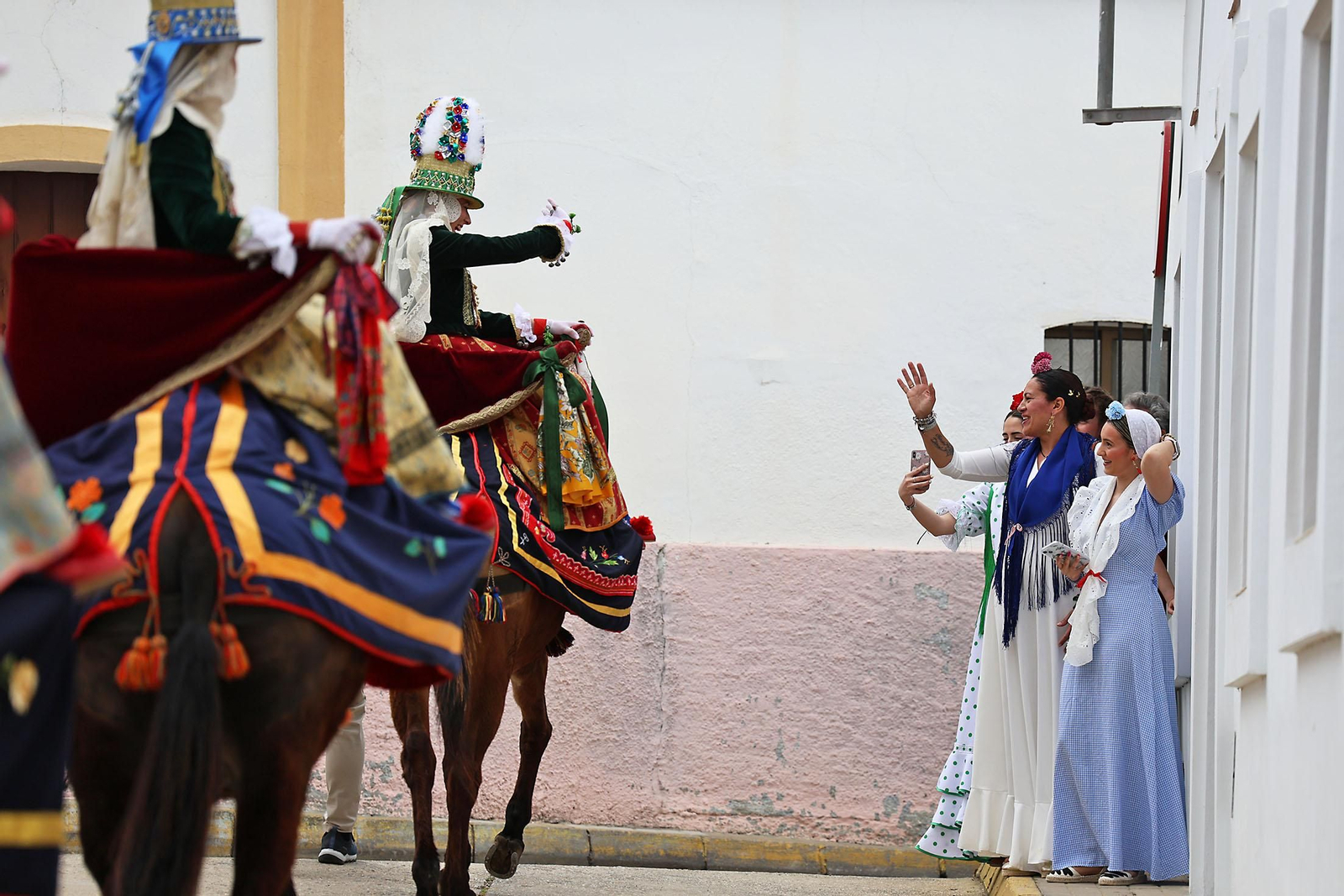 Las imágenes de la romería de San Benito Abad en el Cerro del Andévalo de Huelva