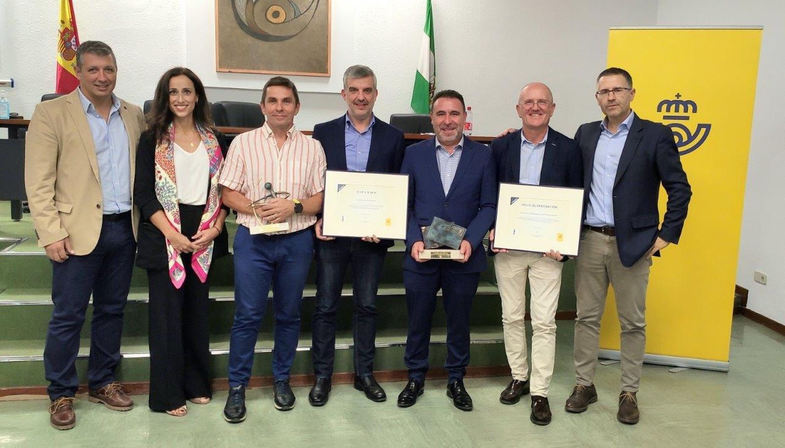 Algunos de los premiados