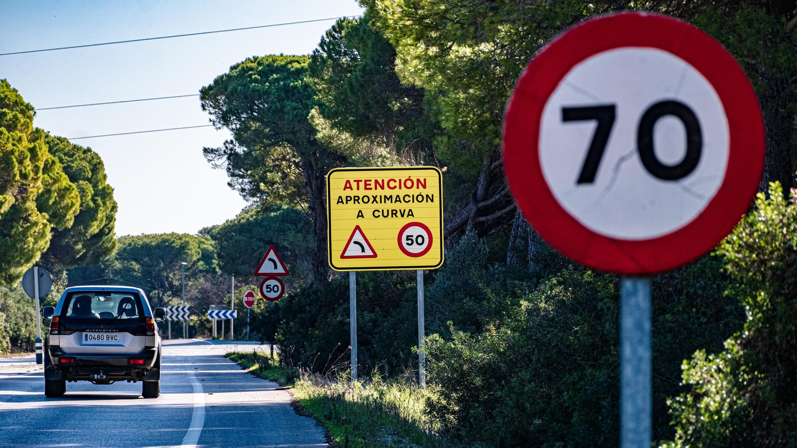 Las imágenes del estado de las carreteras de la provincia de Cádiz