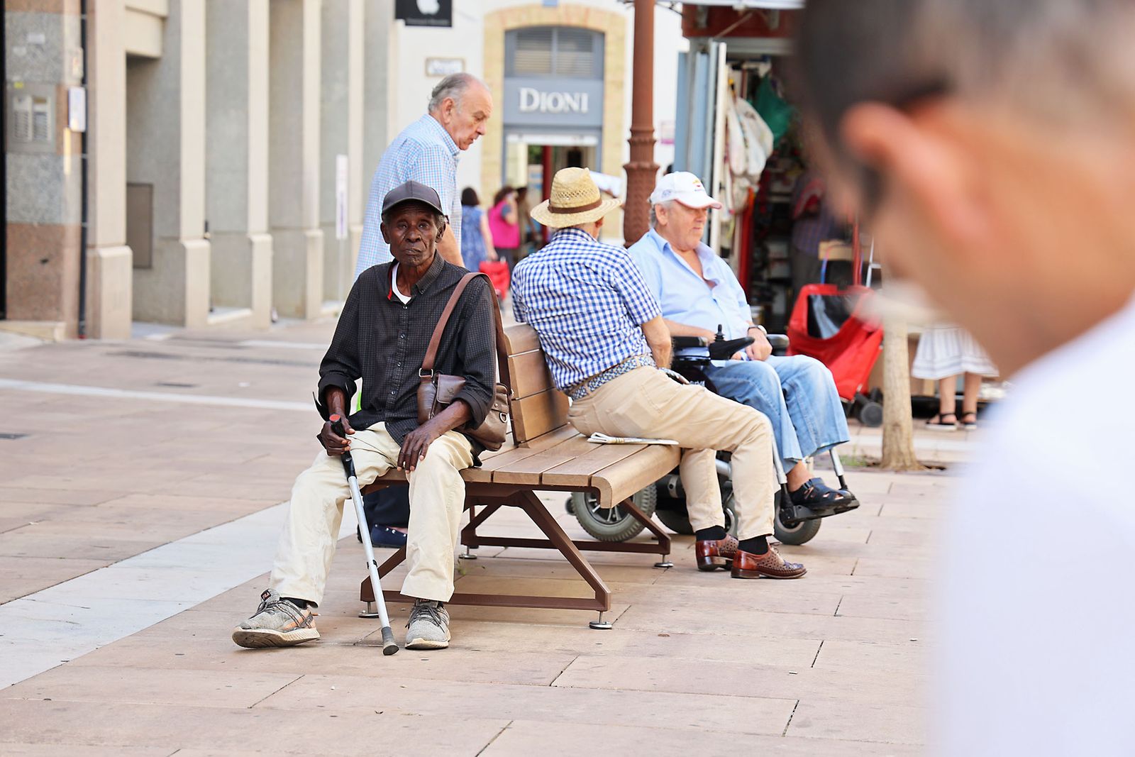 Imágenes del bullicio en las esquinas de la Placeta
