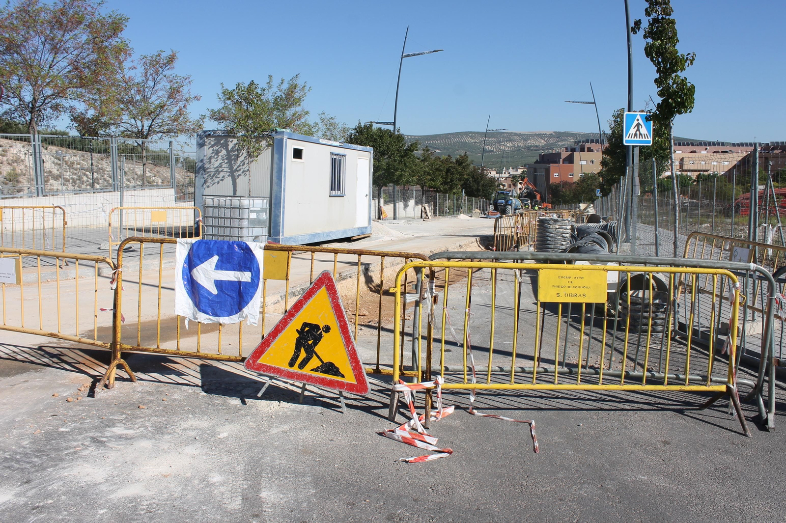 Obras ejecutadas en la calle Luis Alberto de Cuenca.