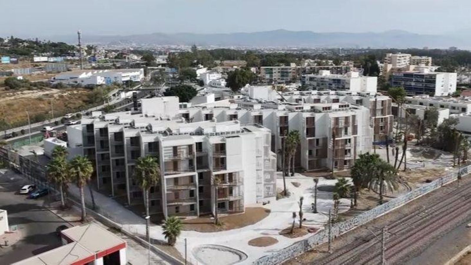 Vista del proyecto Oceanika en Torremolinos en la última fase de construcción Vista del proyecto Oceanika en Torremolinos en la última fase de construcción