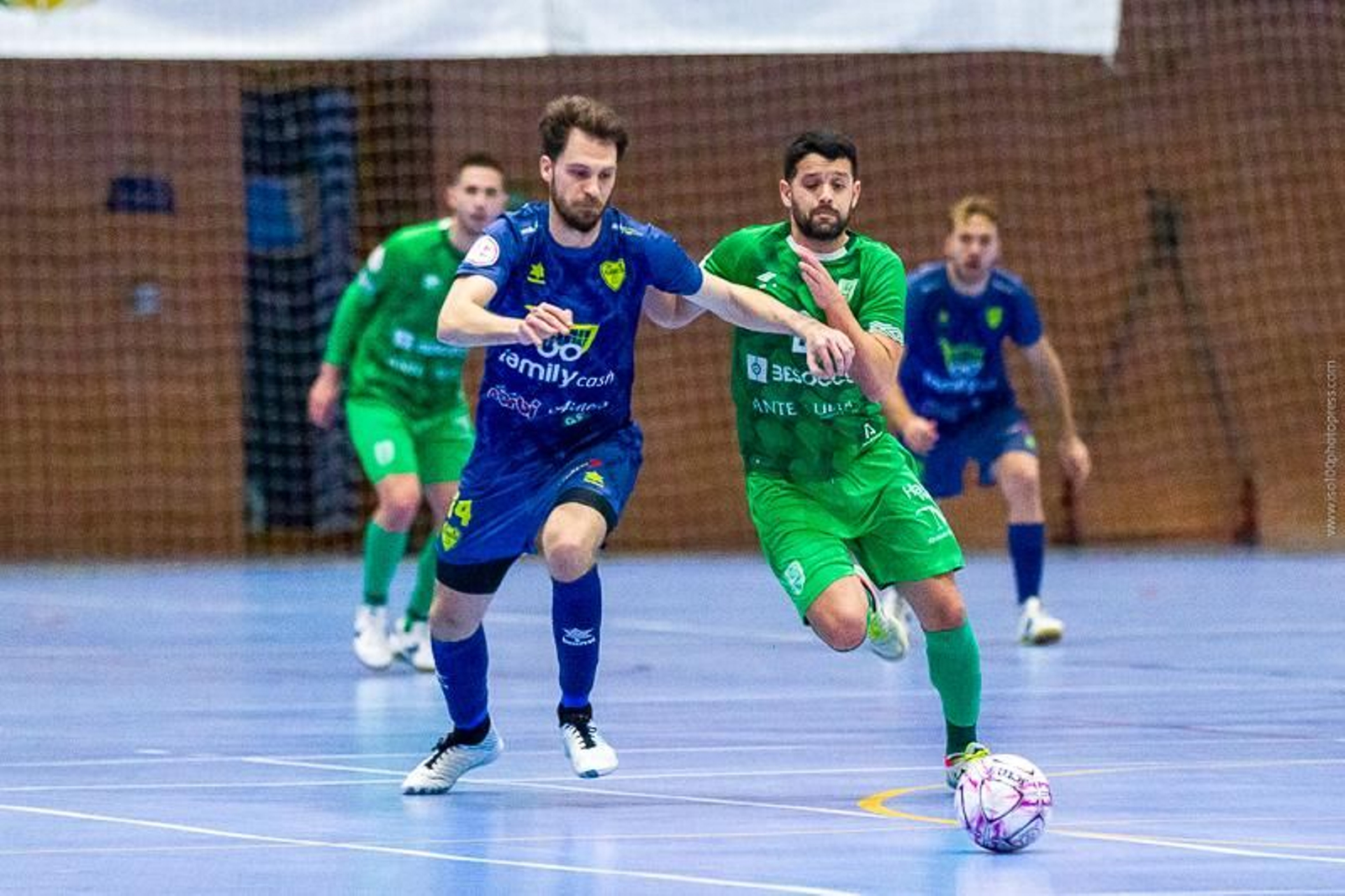 Burrito, en un lance del juego en Teatinos.