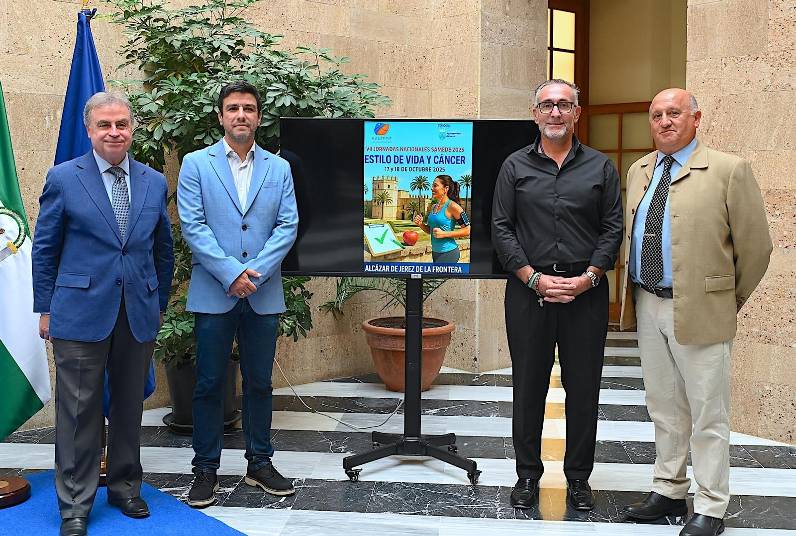 Presentación del cartel de las VII Jornadas Nacionales organizadas por la Sociedad Andaluza de Medicina del Deporte.