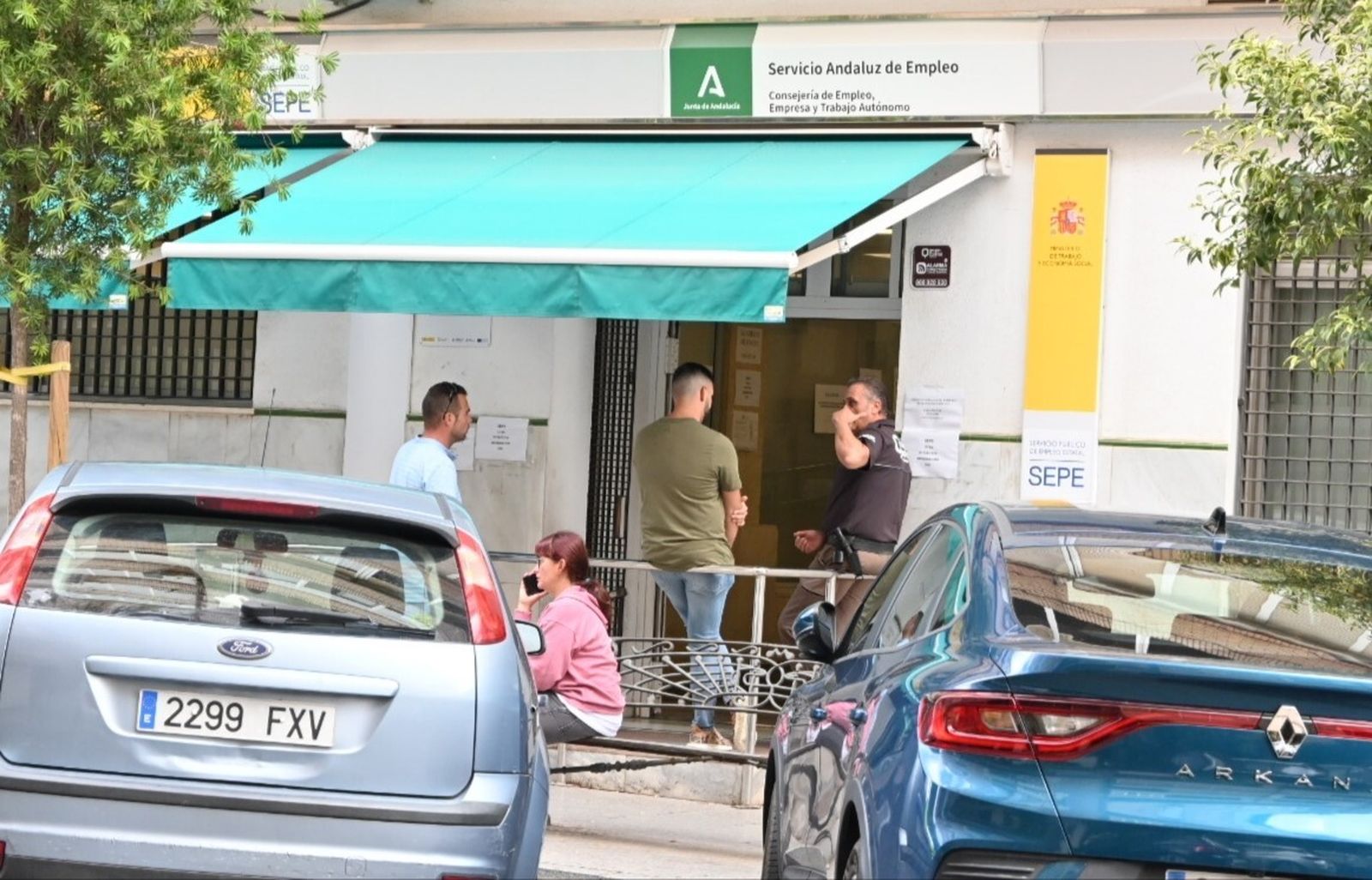 Oficina del SAE en la capital onubense.