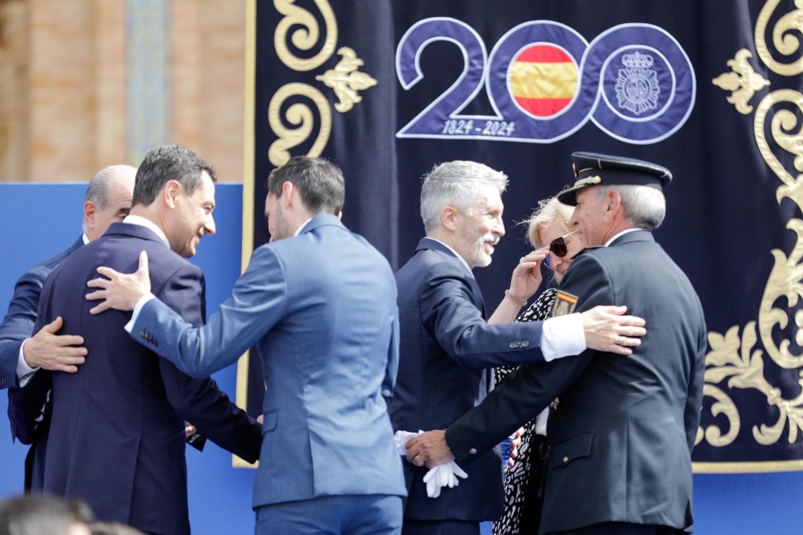 Plaza de España. Día de la Policía Nacional