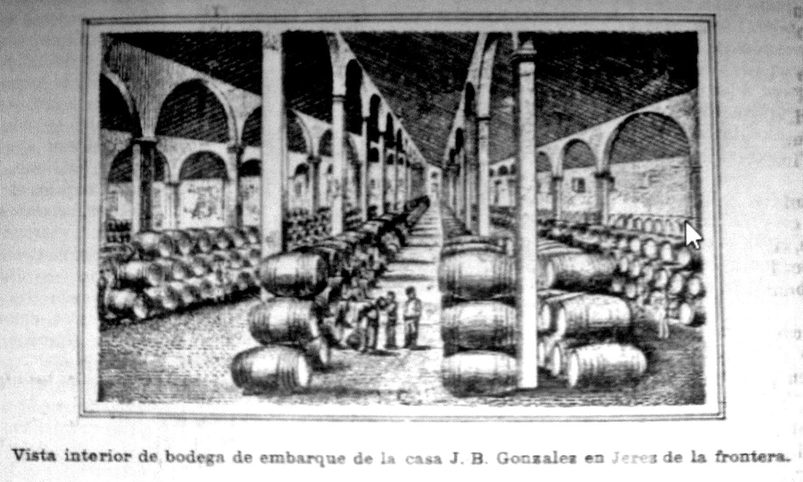 Vista de sus bodegas de calle Matadero.